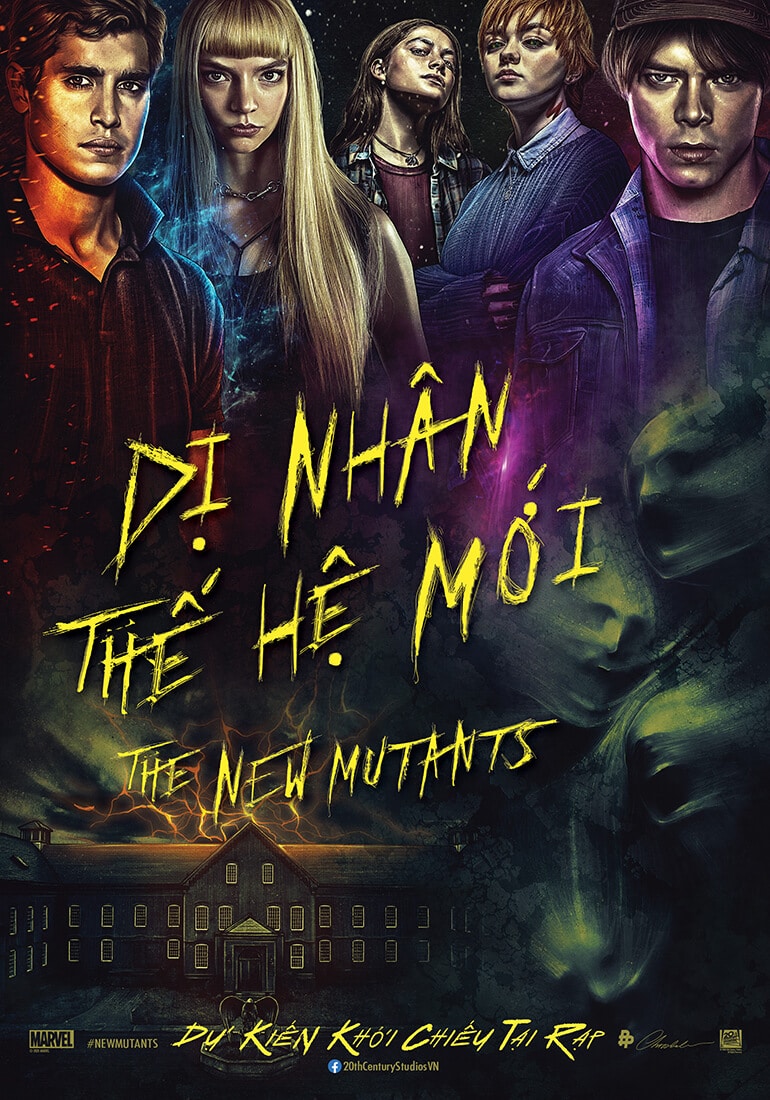 Poster phim The New Mutants (Dị Nhân Thế Hệ Mới)