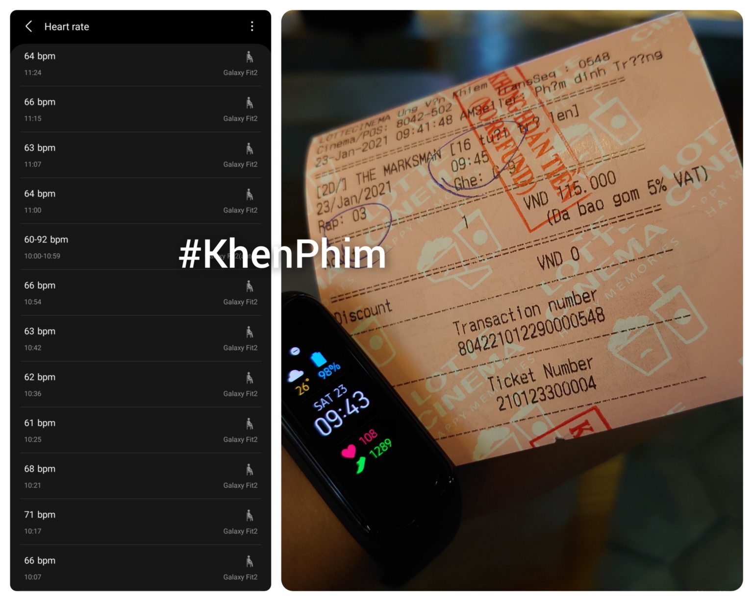 Vé xem phim và nhịp tim đều đều "không cảm xúc" khi xem phim Tay Xạ Thủ