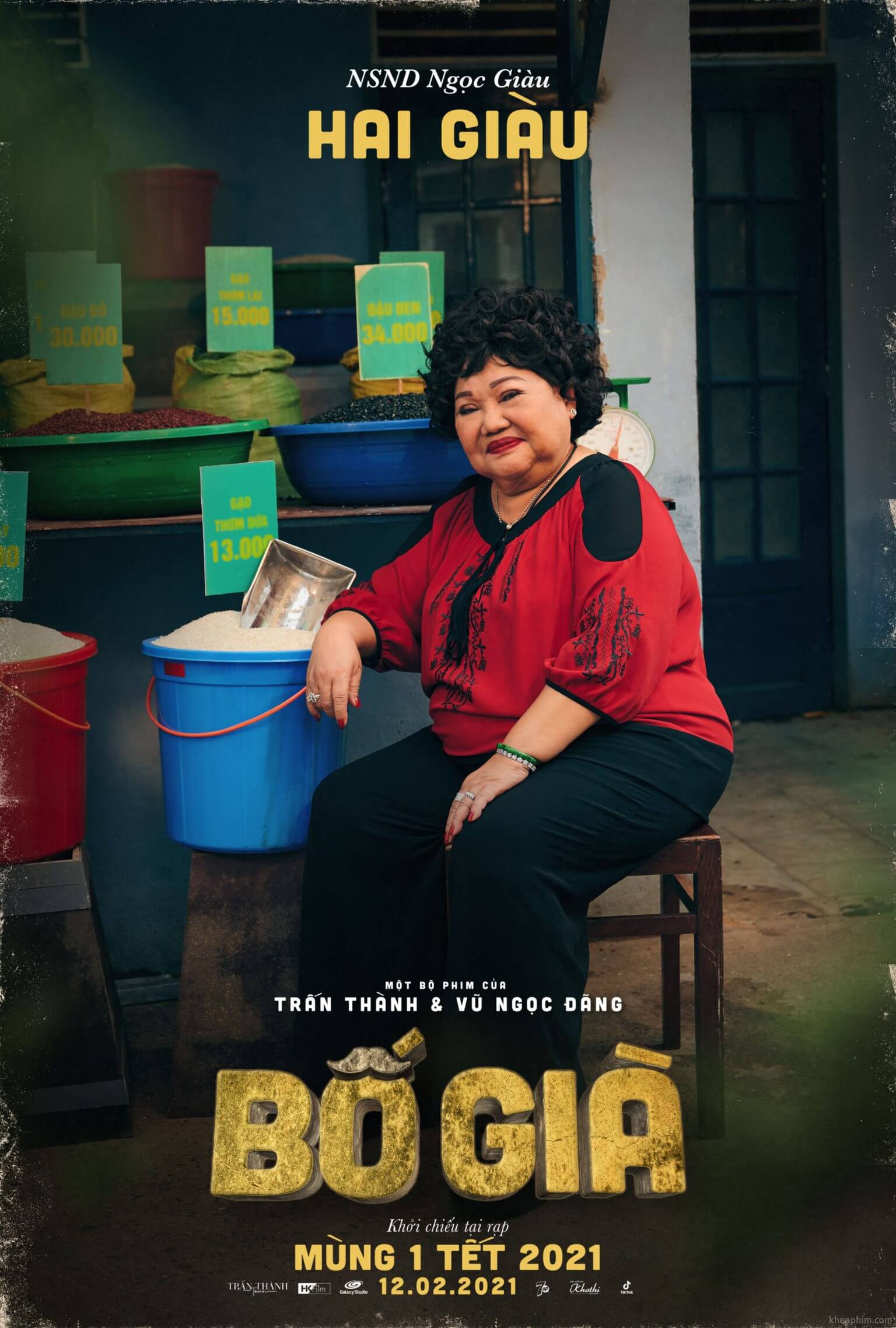 Poster nhân vật phim Bố Già 