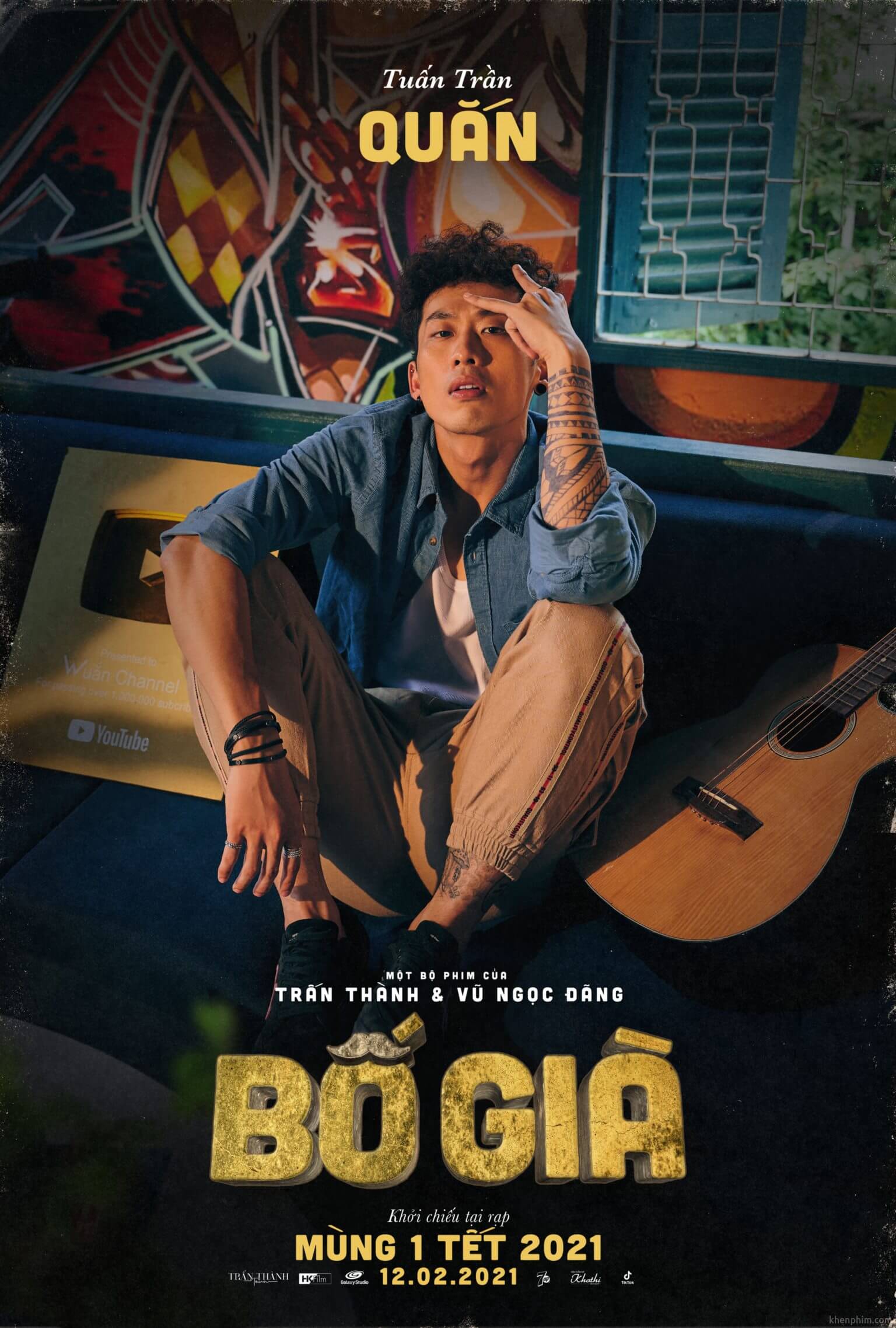 Poster nhân vật phim Bố Già 