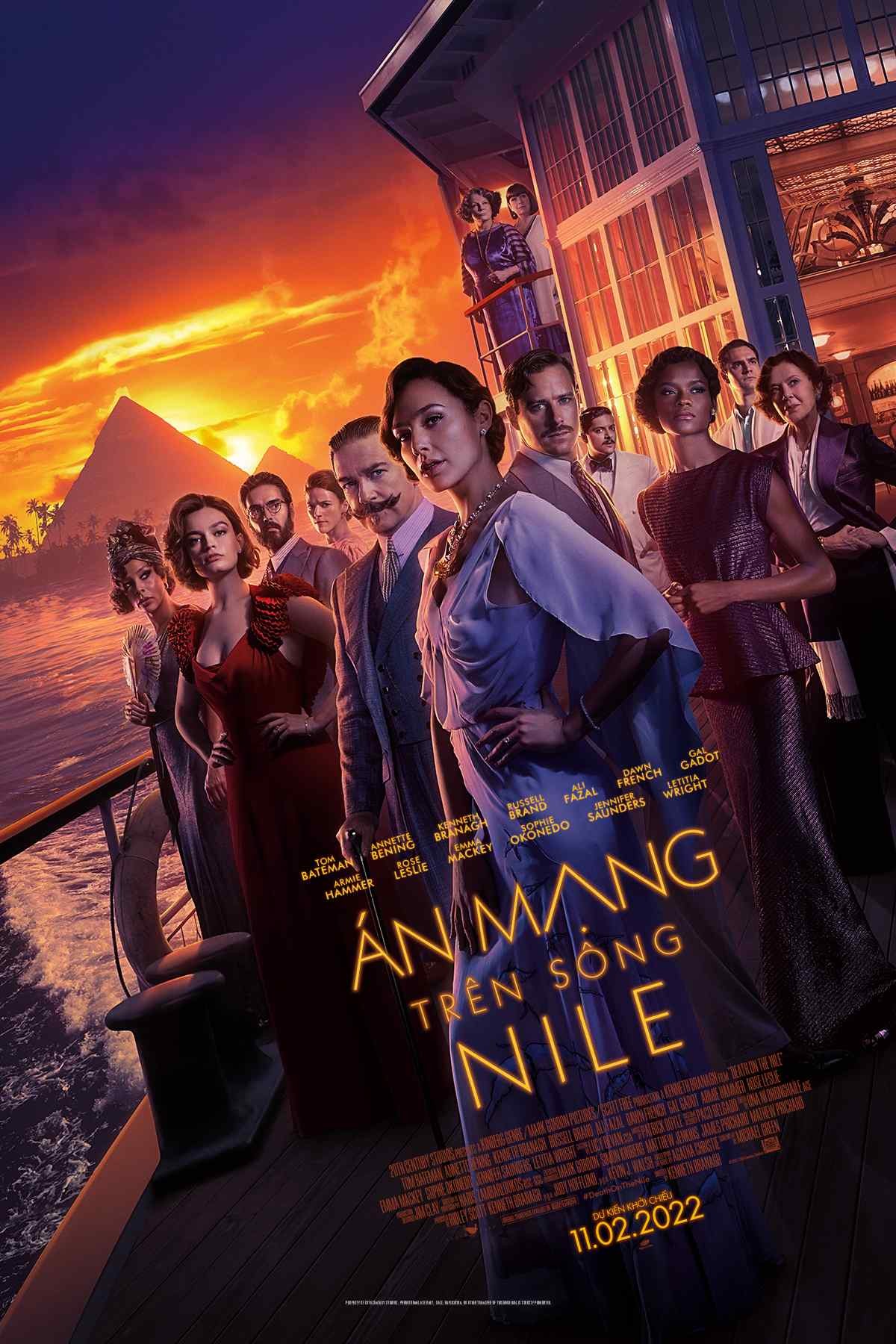Poster phim Án Mạng Trên Sông Nile (Death on the Nile)