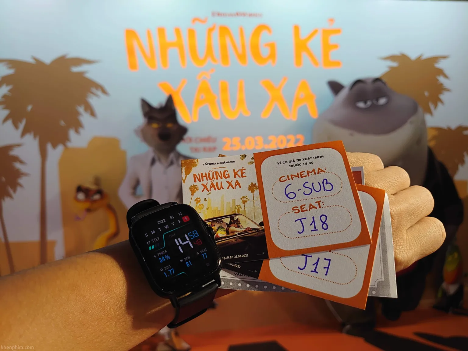Vé xem phim Những Kẻ Xấu Xa