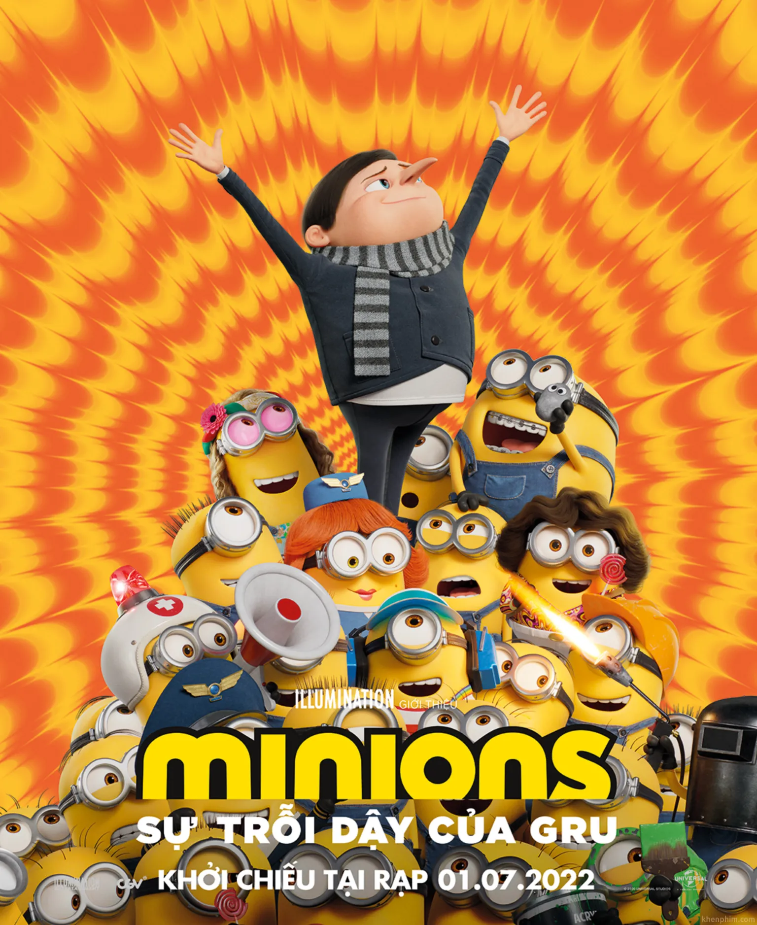 Poster phim Minions: Sự Trỗi Dậy Của Gru