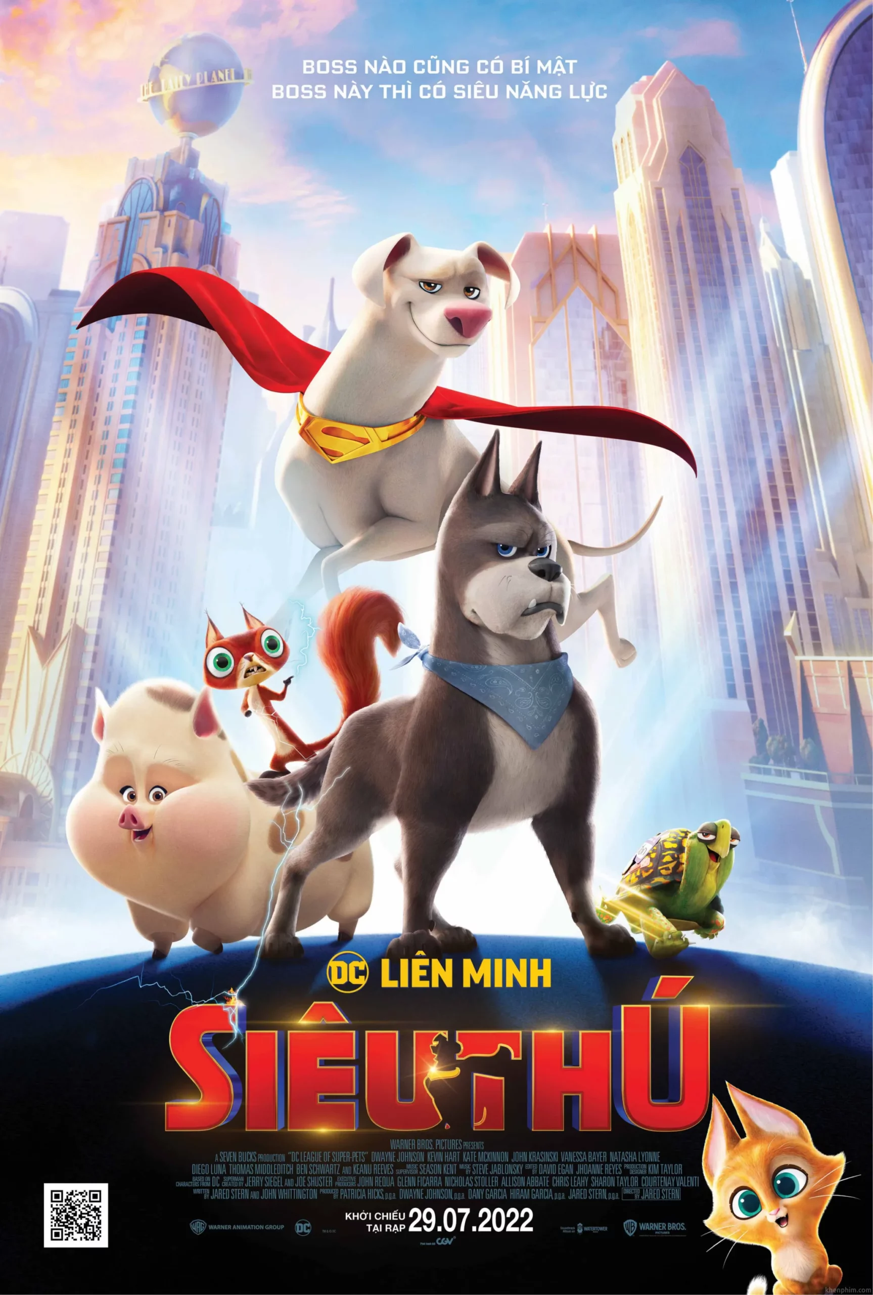 Poster phim Liên Minh Siêu Thú DC