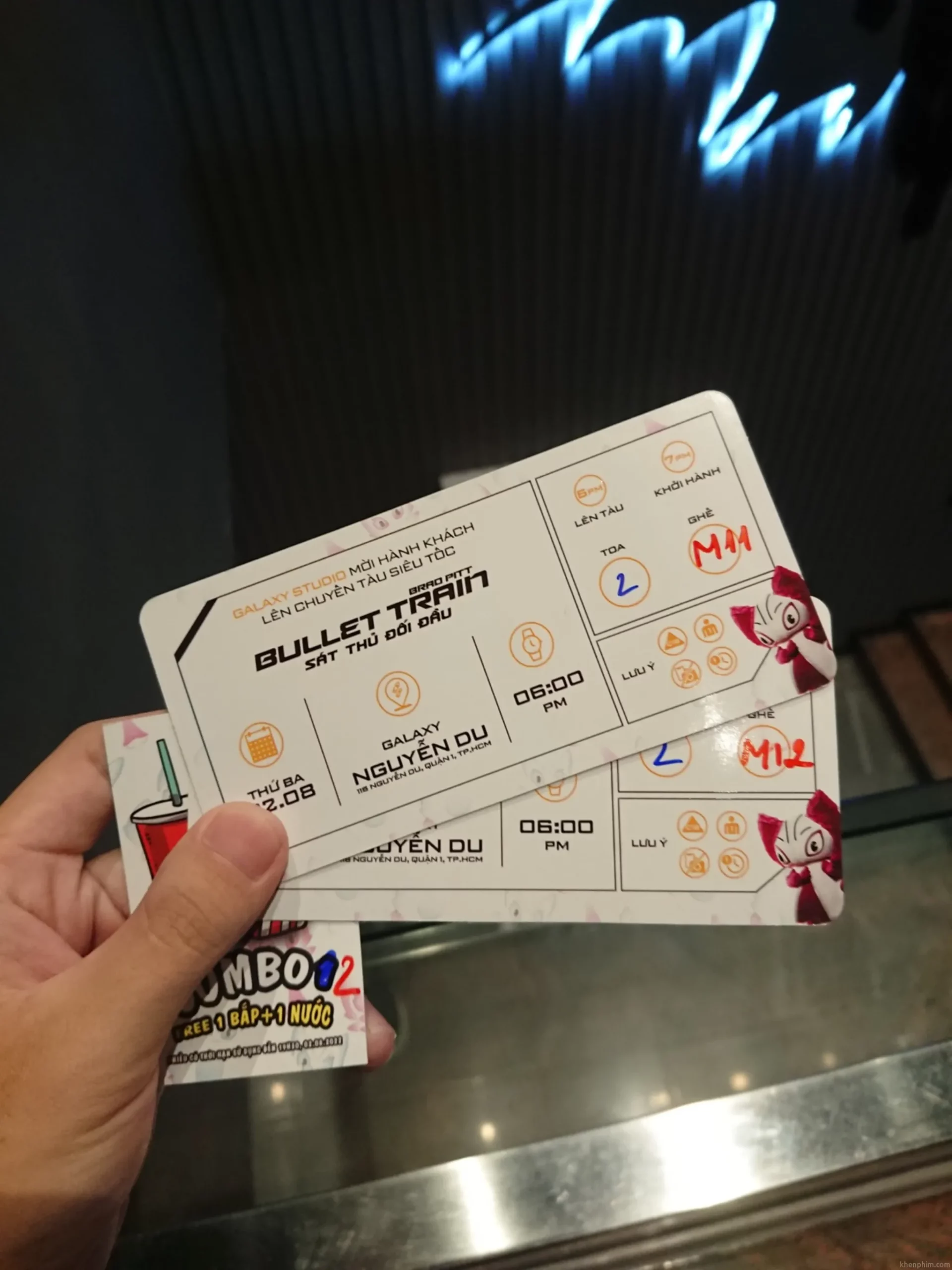 Vé xem suất họp báo phim Bullet Train: Sát Thủ Đối Đầu