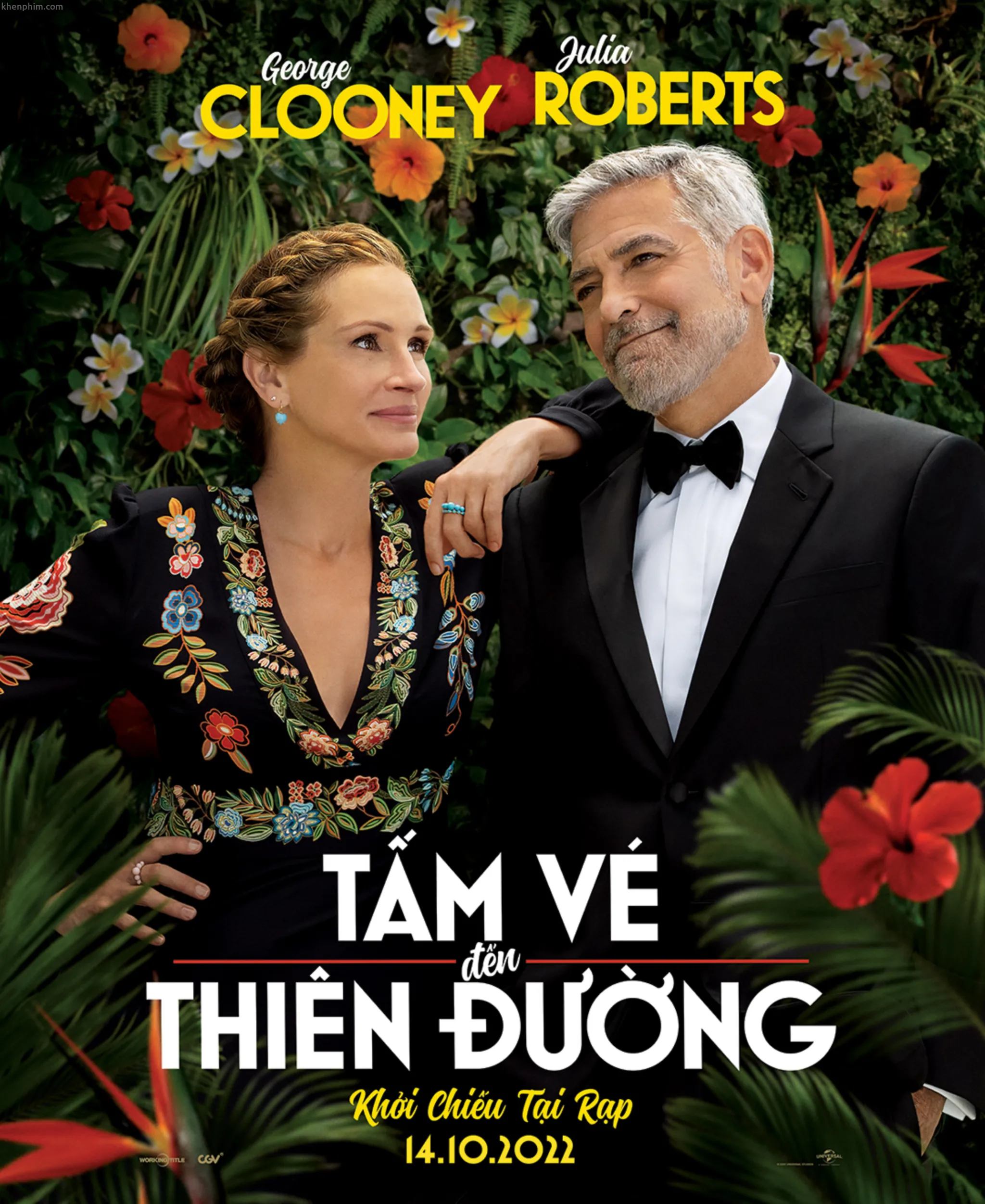 Poster phim Ticket to Paradise (Tấm Vé Đến Thiên Đường)