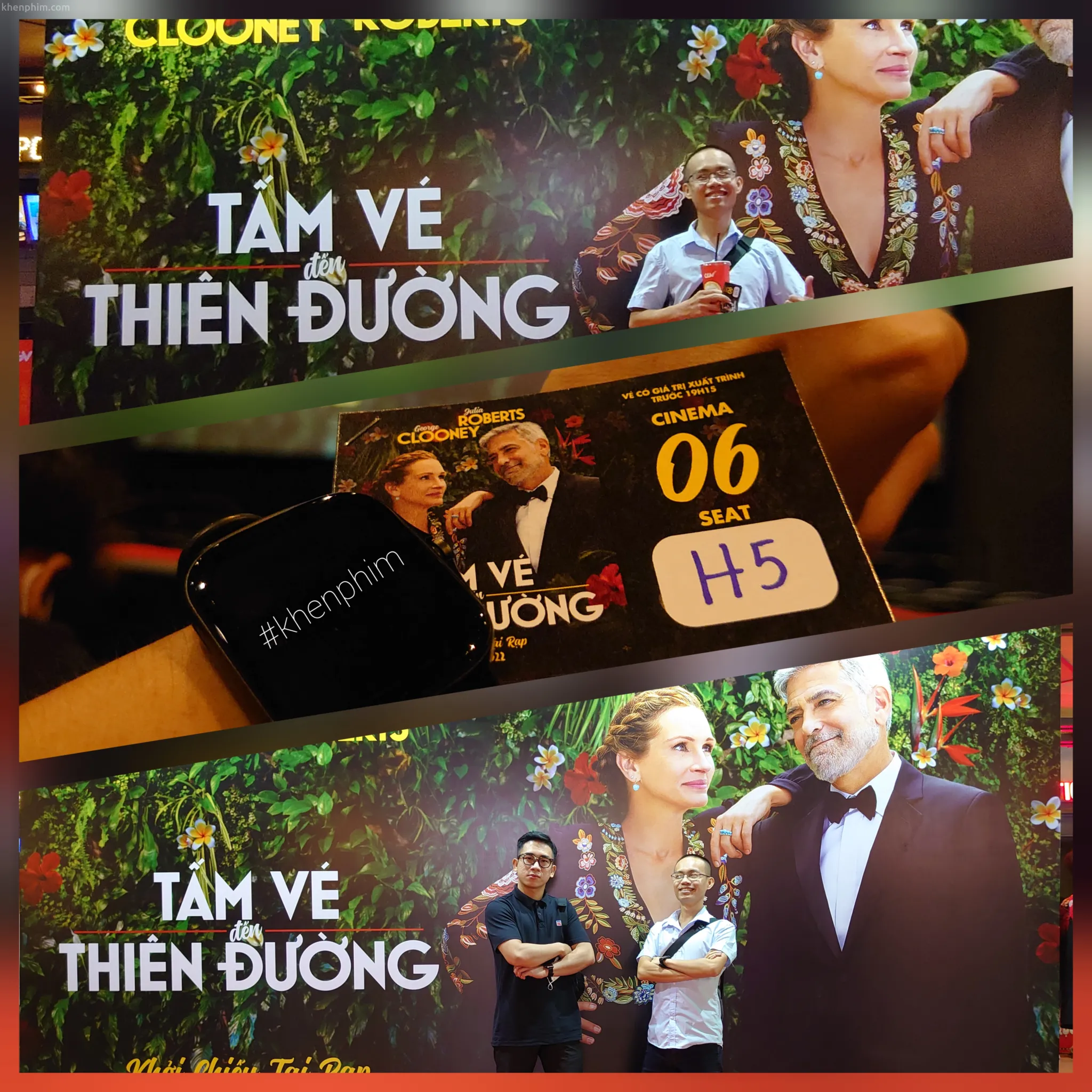 Vé xem suất họp báo phim Ticket to Paradise