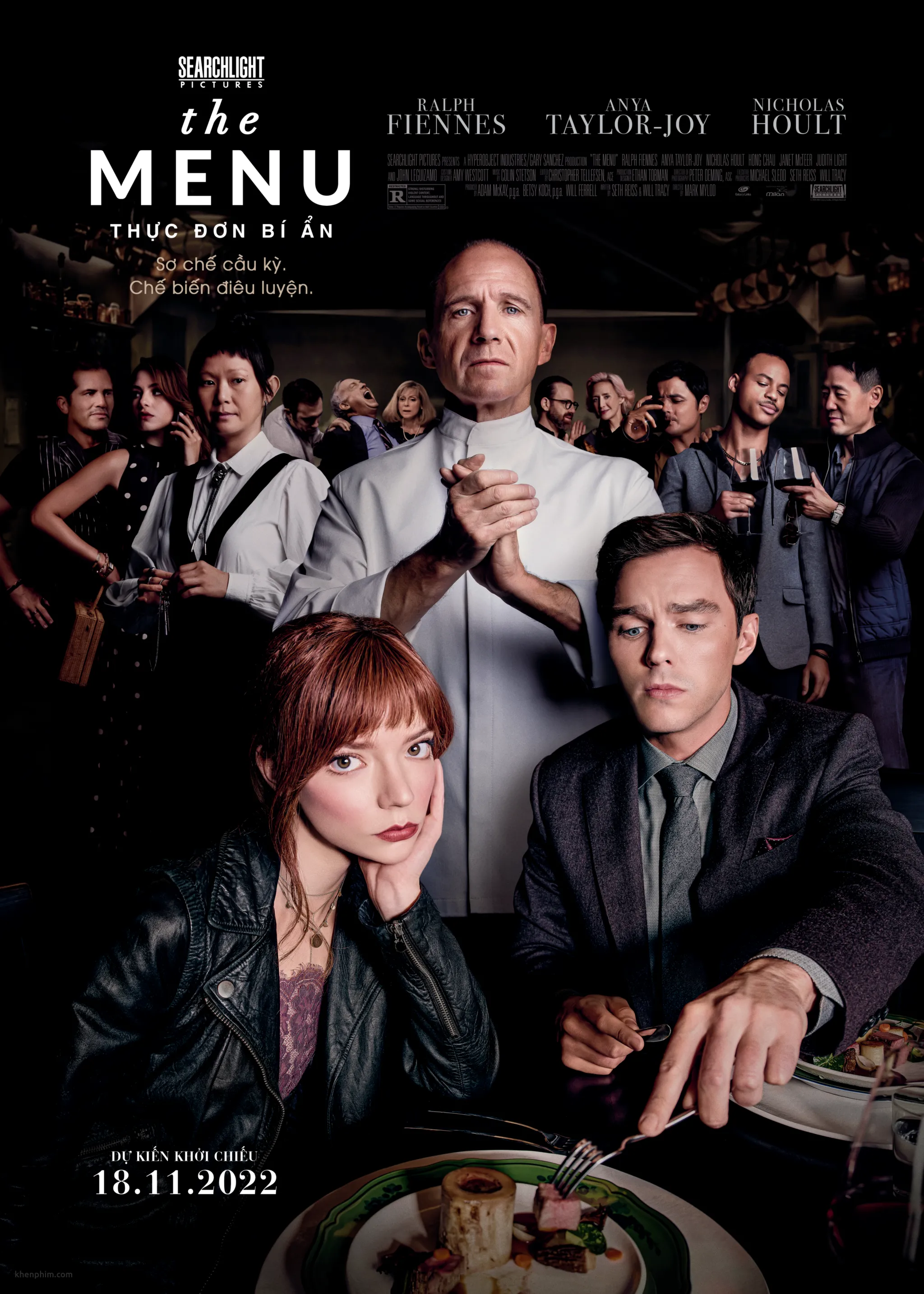 Poster phim Thực Đơn Bí Ẩn (The Menu)