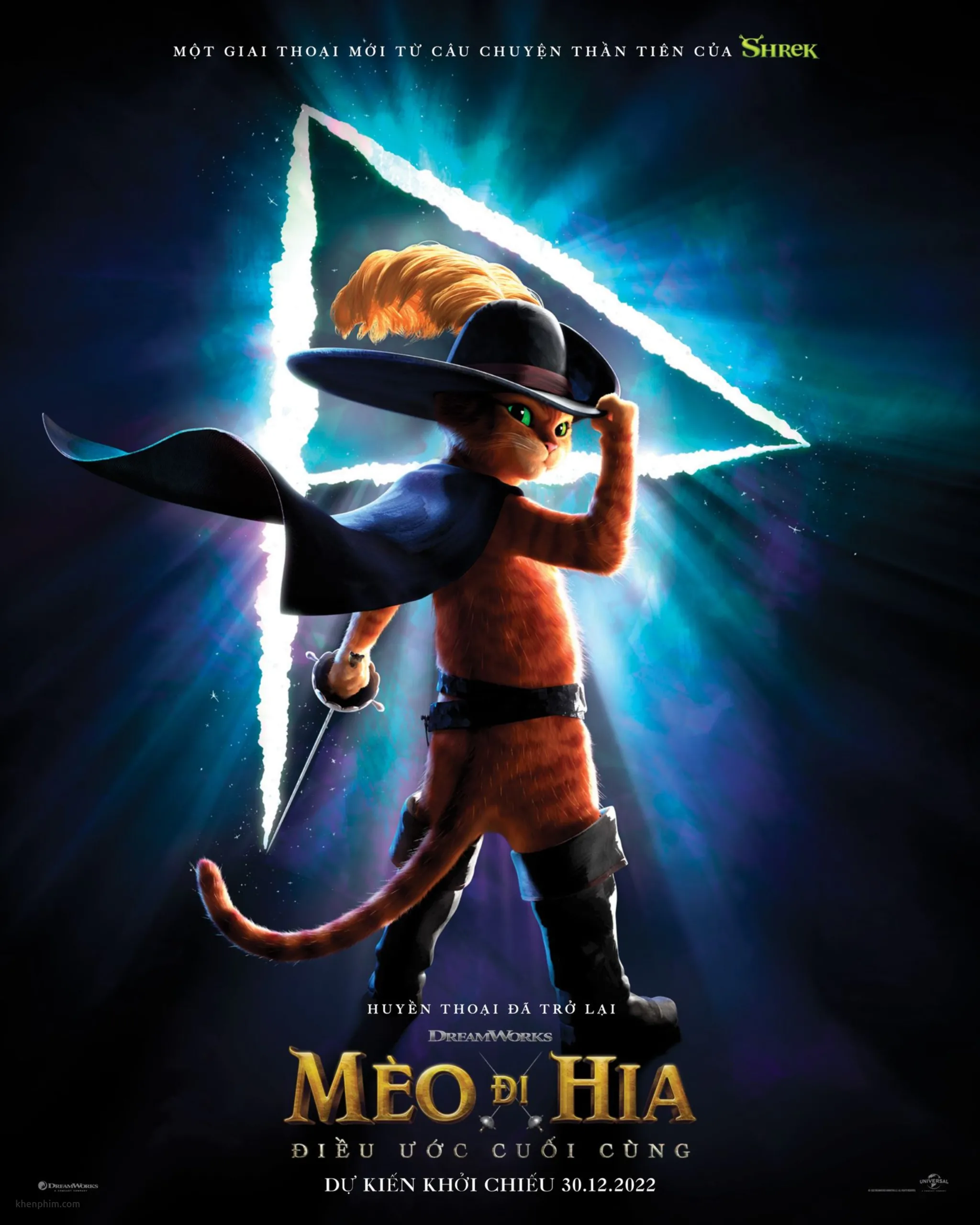 Poster phim Mèo Đi Hia: Điều Ước Cuối Cùng