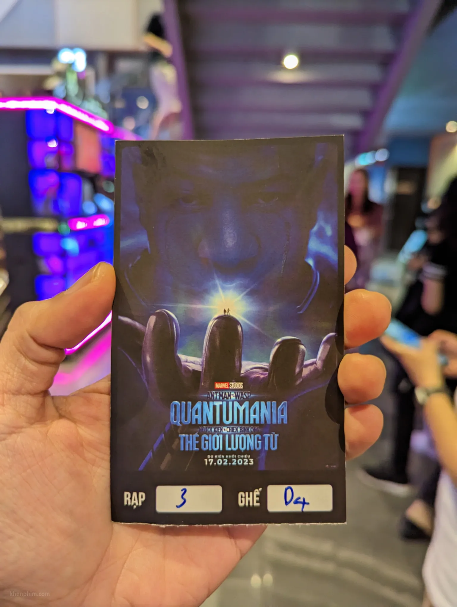 Vé tham gia họp báo ra mắt phim Vé tham gia họp báo ra mắt phim Ant-Man and the Wasp: Quantumania