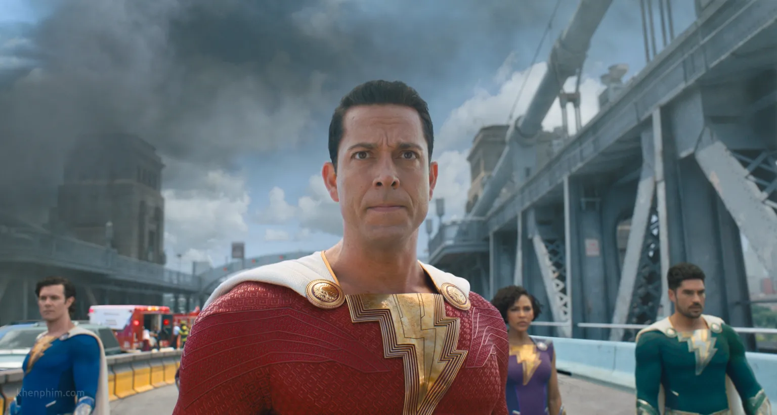 Nhân vật Shazam do Zachary Levi thủ vai
