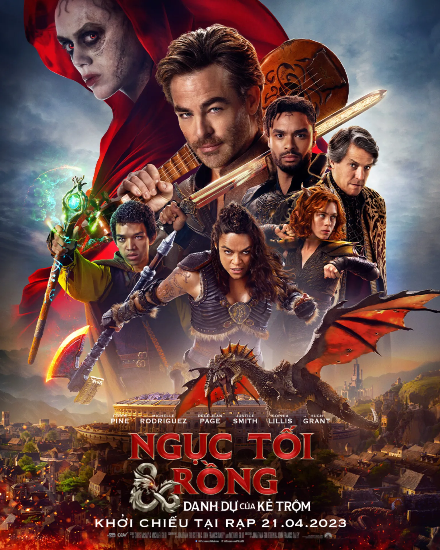 Poster phim Ngục Tối & Rồng: Danh Dự Của Kẻ Trộm (Dungeons & Dragons: Honor Among Thieves)