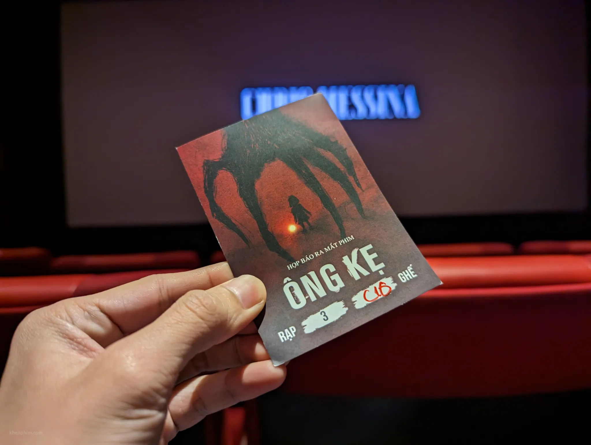 Vé xem phim, ghế C10