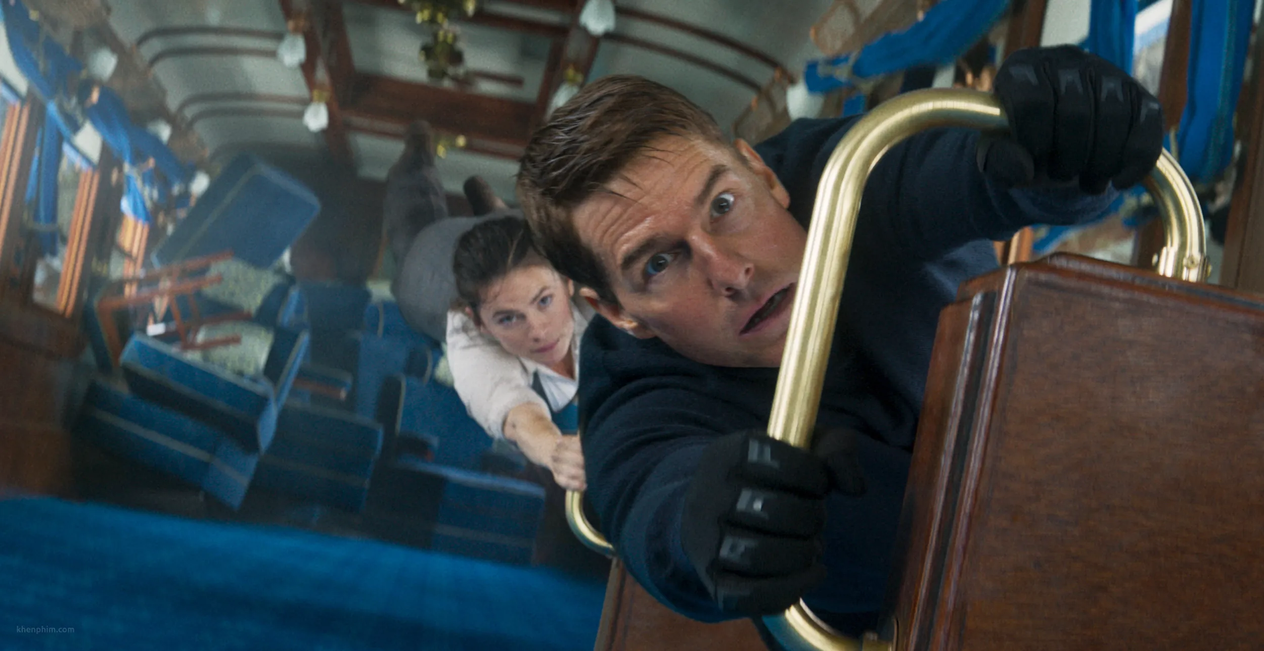 Thêm một cảnh hành động thót tim trên tàu hỏa - phim Mission: Impossible - Dead Reckoning, Part One (Nhiệm Vụ: Bất Khả Thi - Nghiệp Báo, phần một)