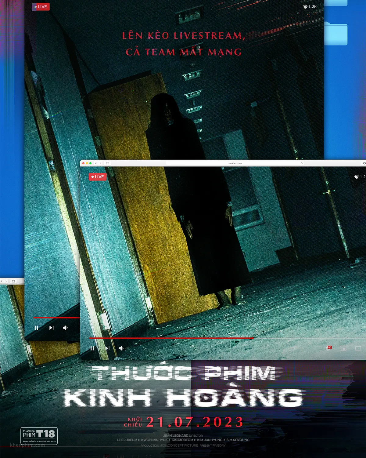 Poster phim Streamer (Thước Phim Kinh Hoàng)