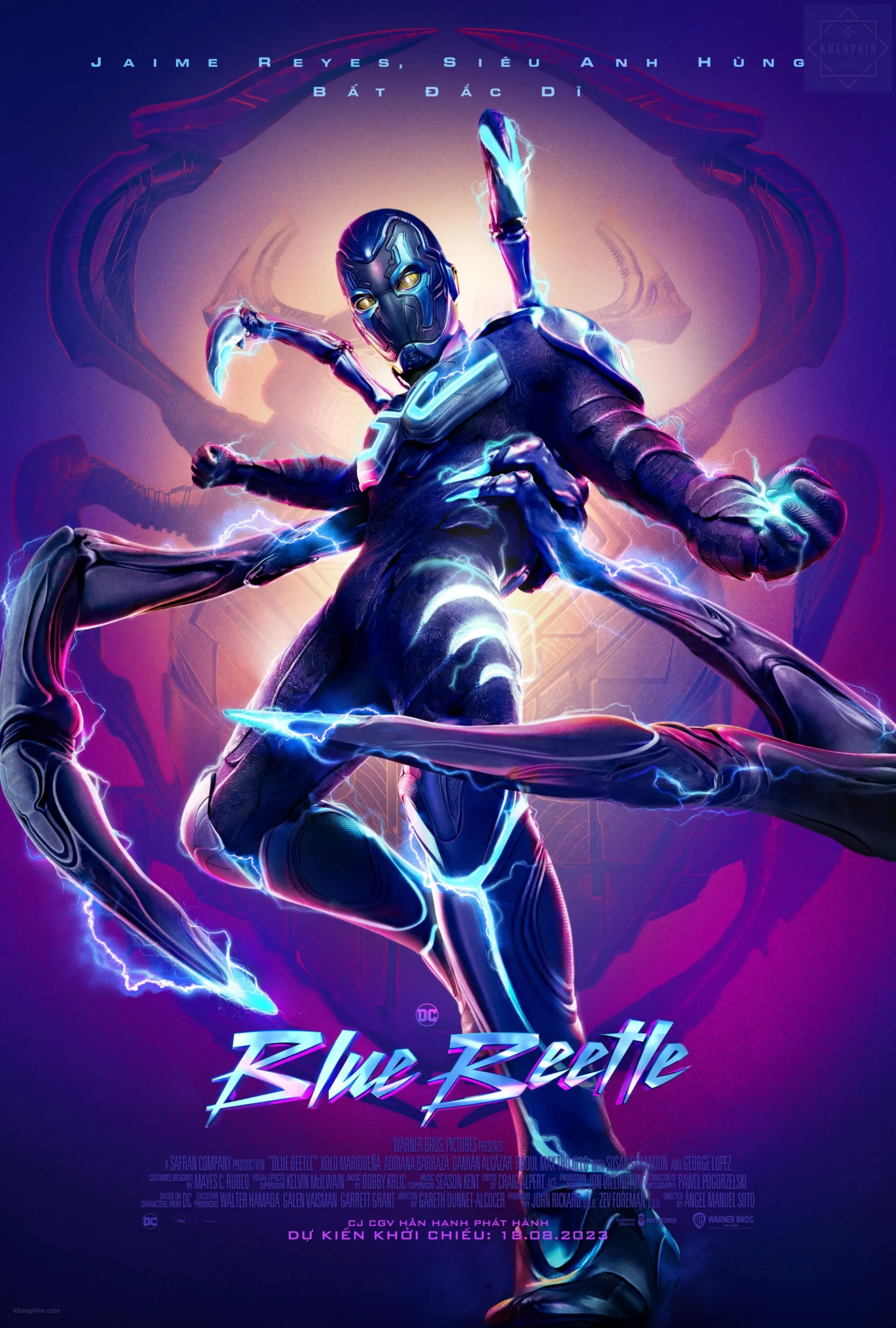 Poster phim Blue Beetle