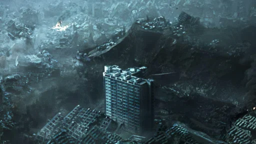 Banner bài review phim Địa Đàng Sụp Đổ (Concrete Utopia)