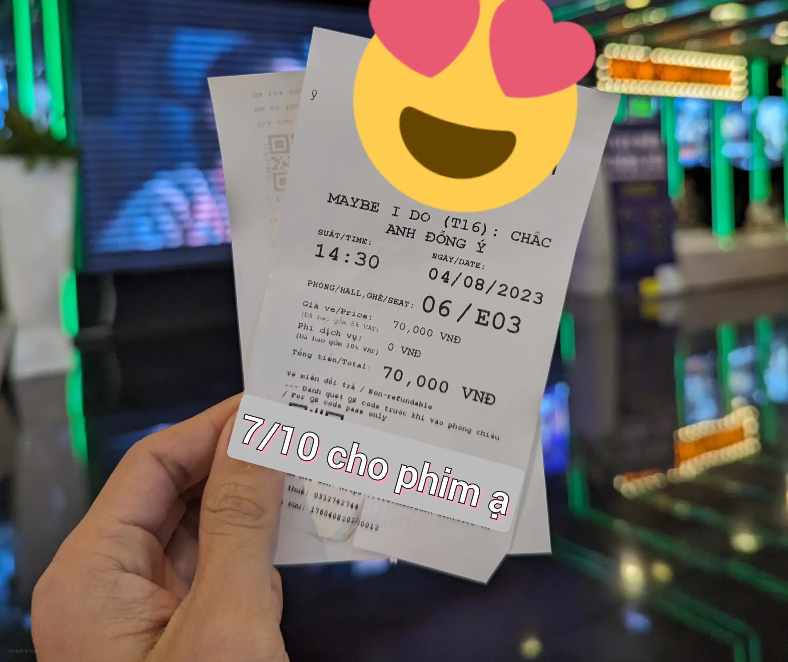 Vé xem phim Maybe I Do (Chắc Anh Đồng Ý)
