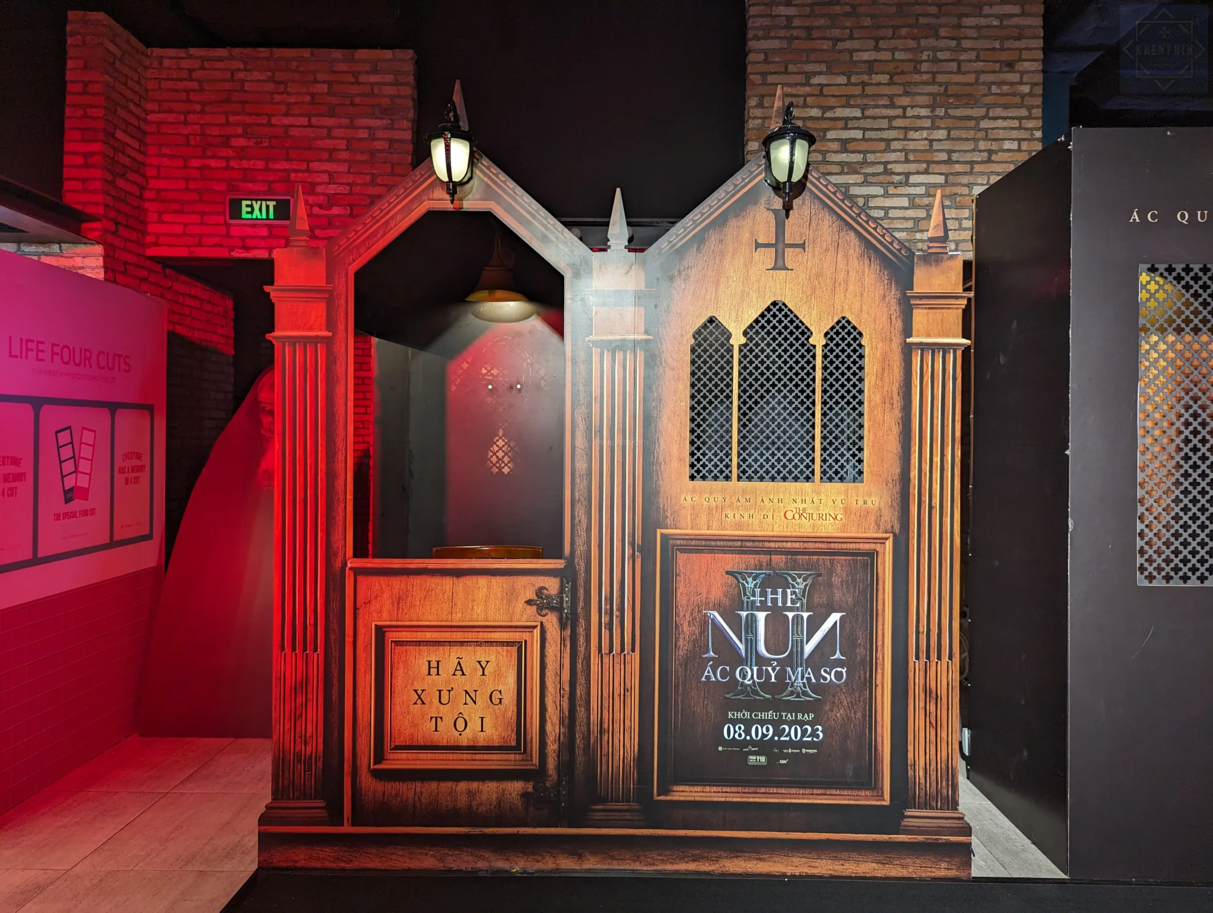 Ảnh tại buổi họp báo ra mắt phim The Nun II