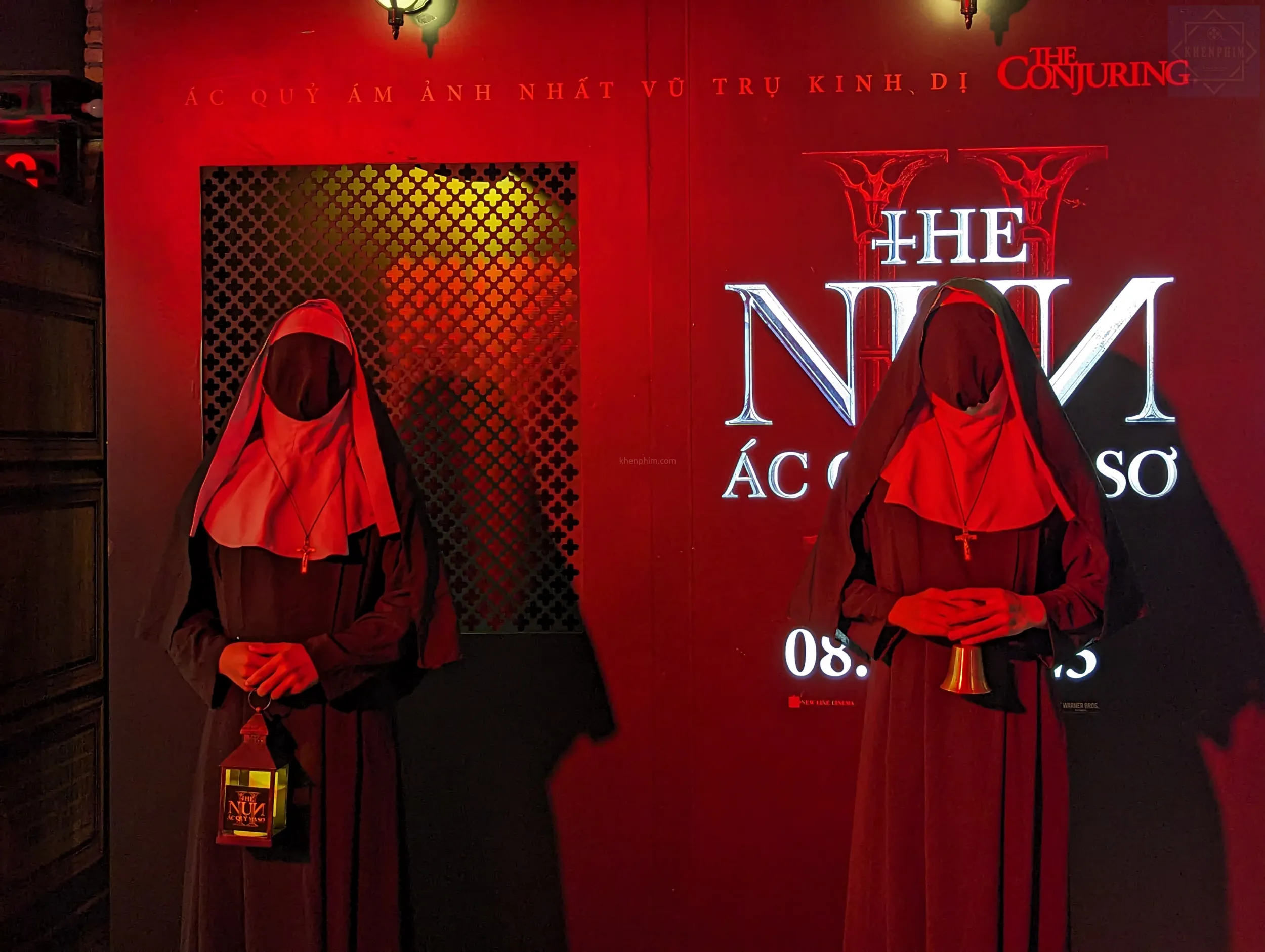 Ảnh tại buổi họp báo ra mắt phim The Nun II