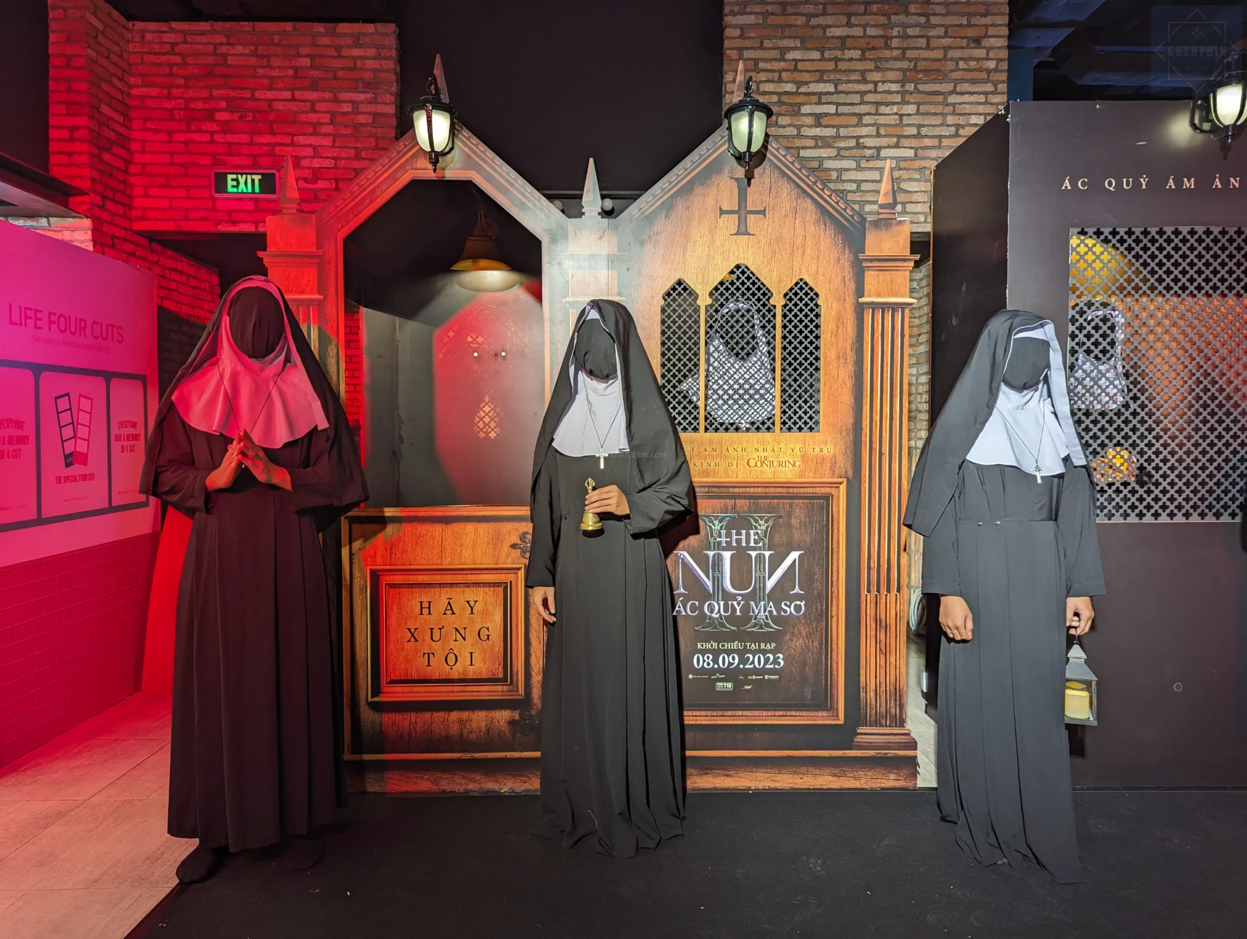 Ảnh tại buổi họp báo ra mắt phim The Nun II