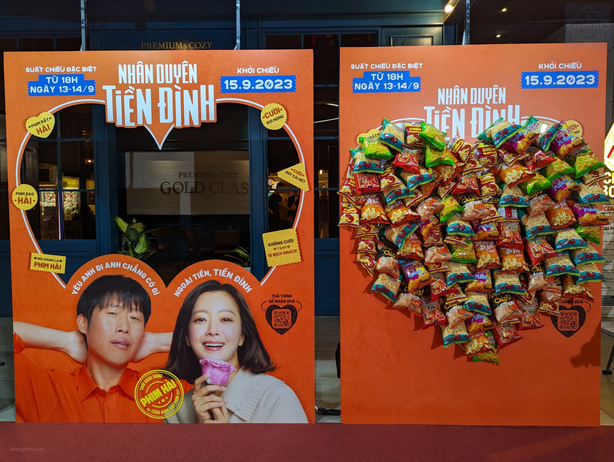 Khu vực diễn ra sự kiện chính với rất nhiều snack, phục vụ cho trò chơi nhỏ