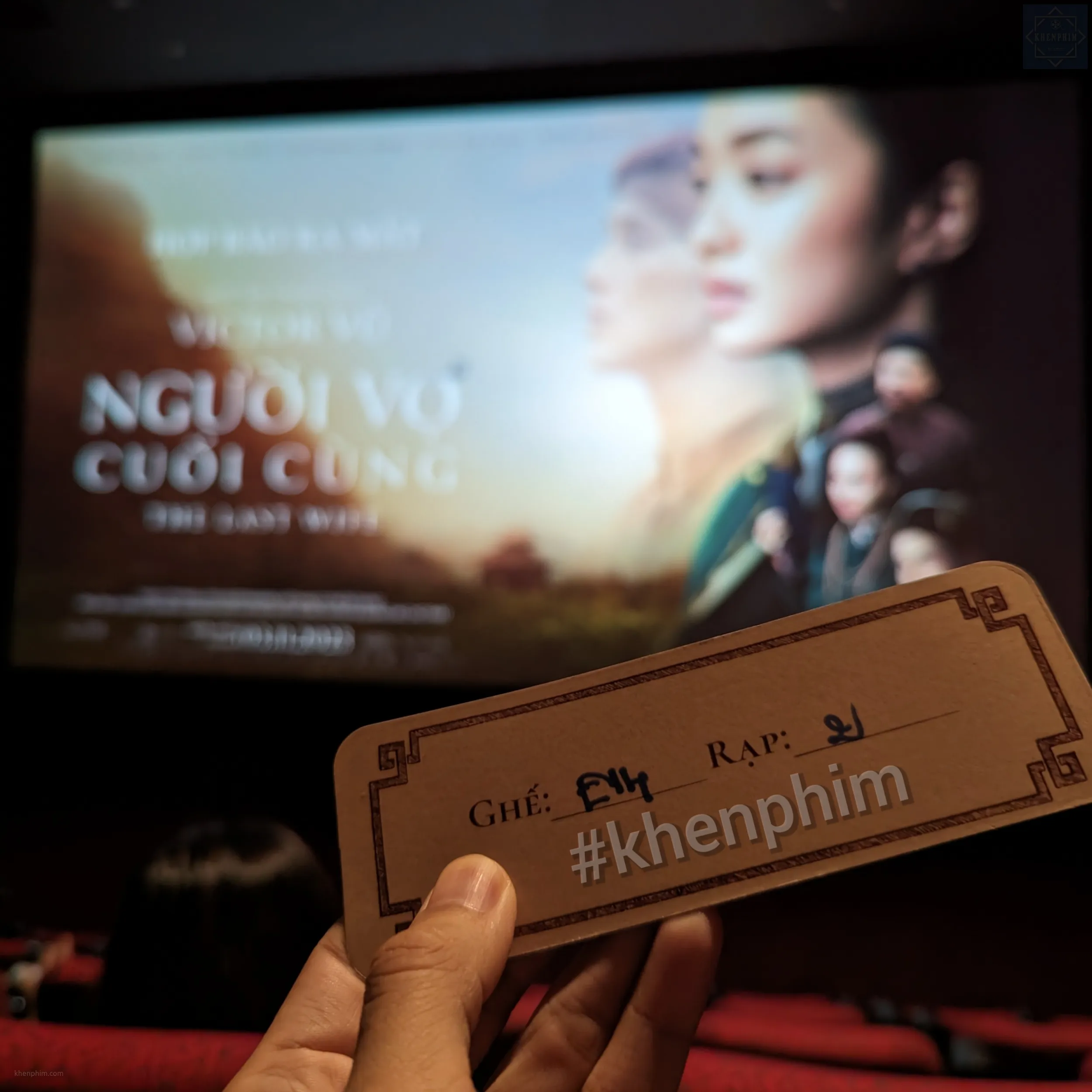 Vé tham gia họp báo phim Người Vợ Cuối Cùng