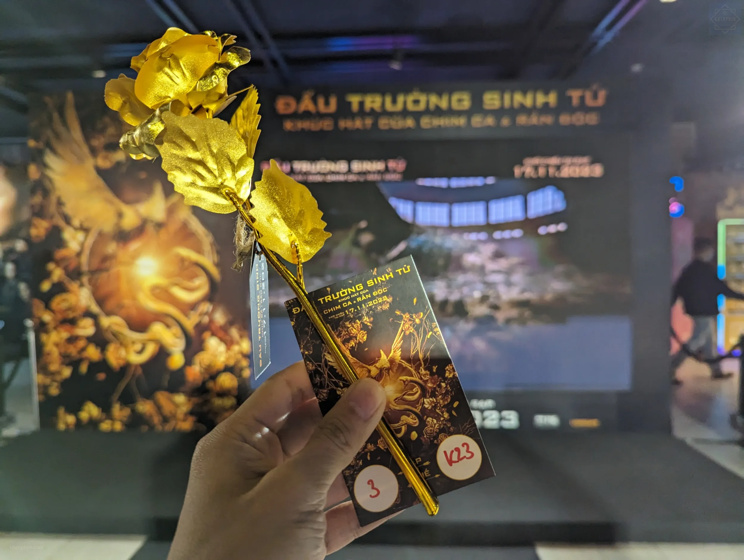 Vé xem phim tại buổi họp báo phim
