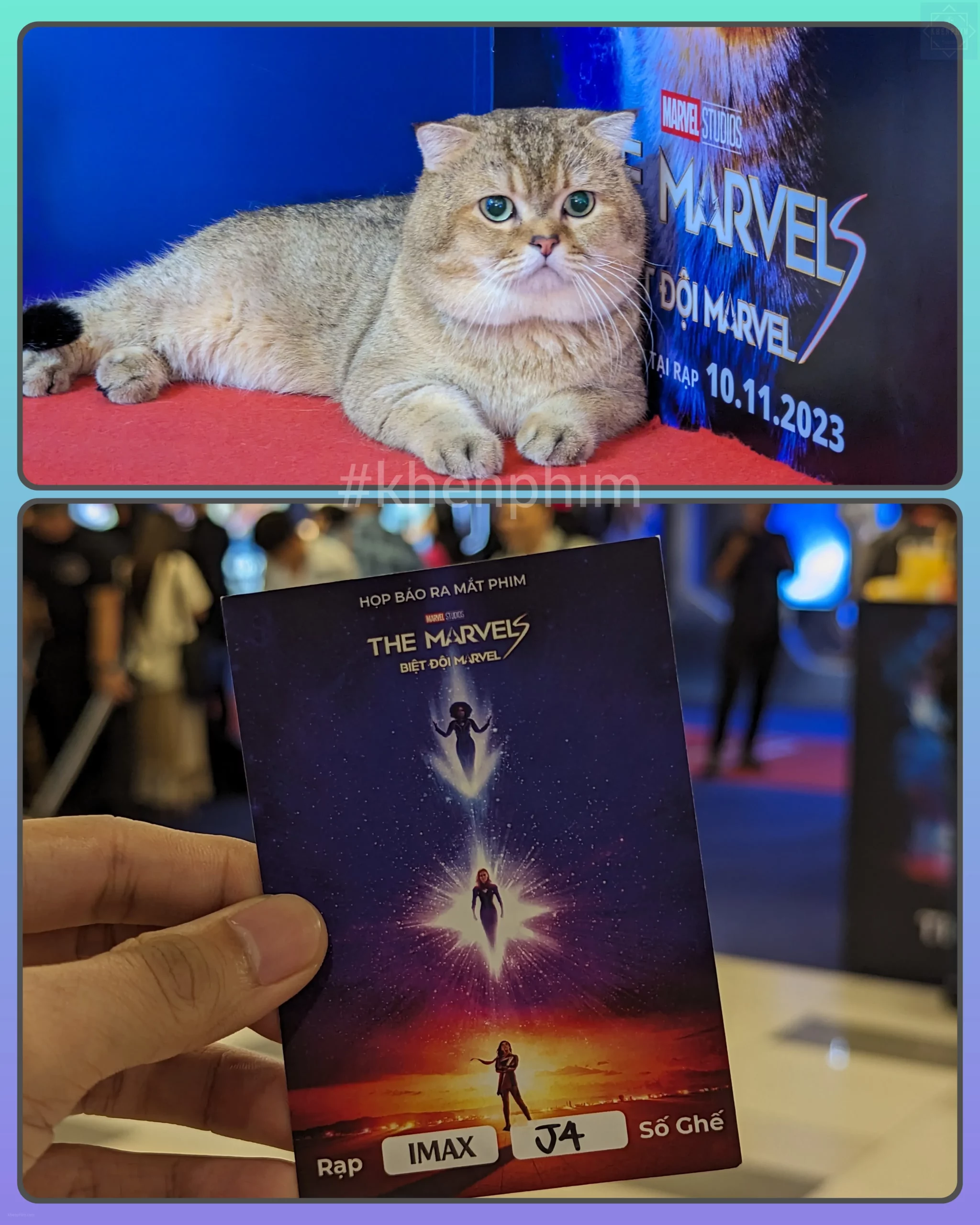 Vé xem phim The Marvels (Biệt Đội Marvel)