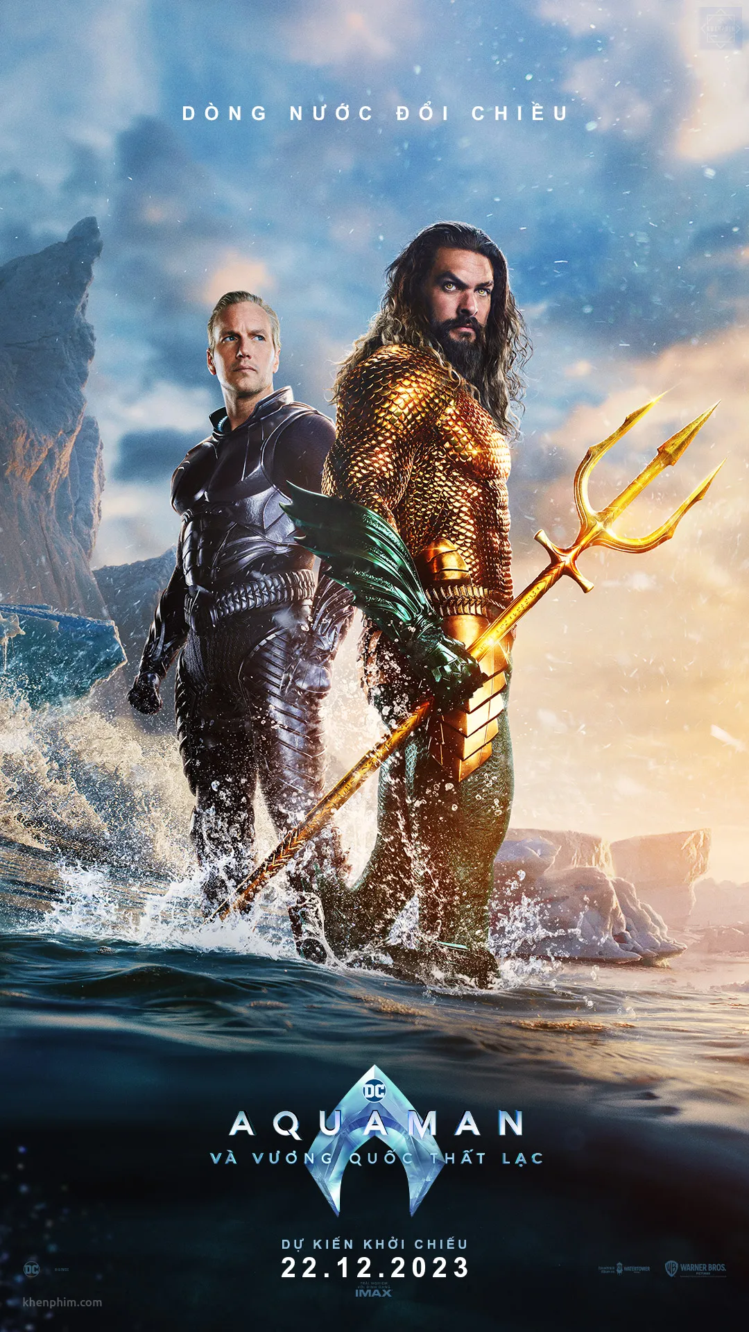 Poster phim Aquaman 2 (Aquaman và Vương Quốc Thất Lạc)