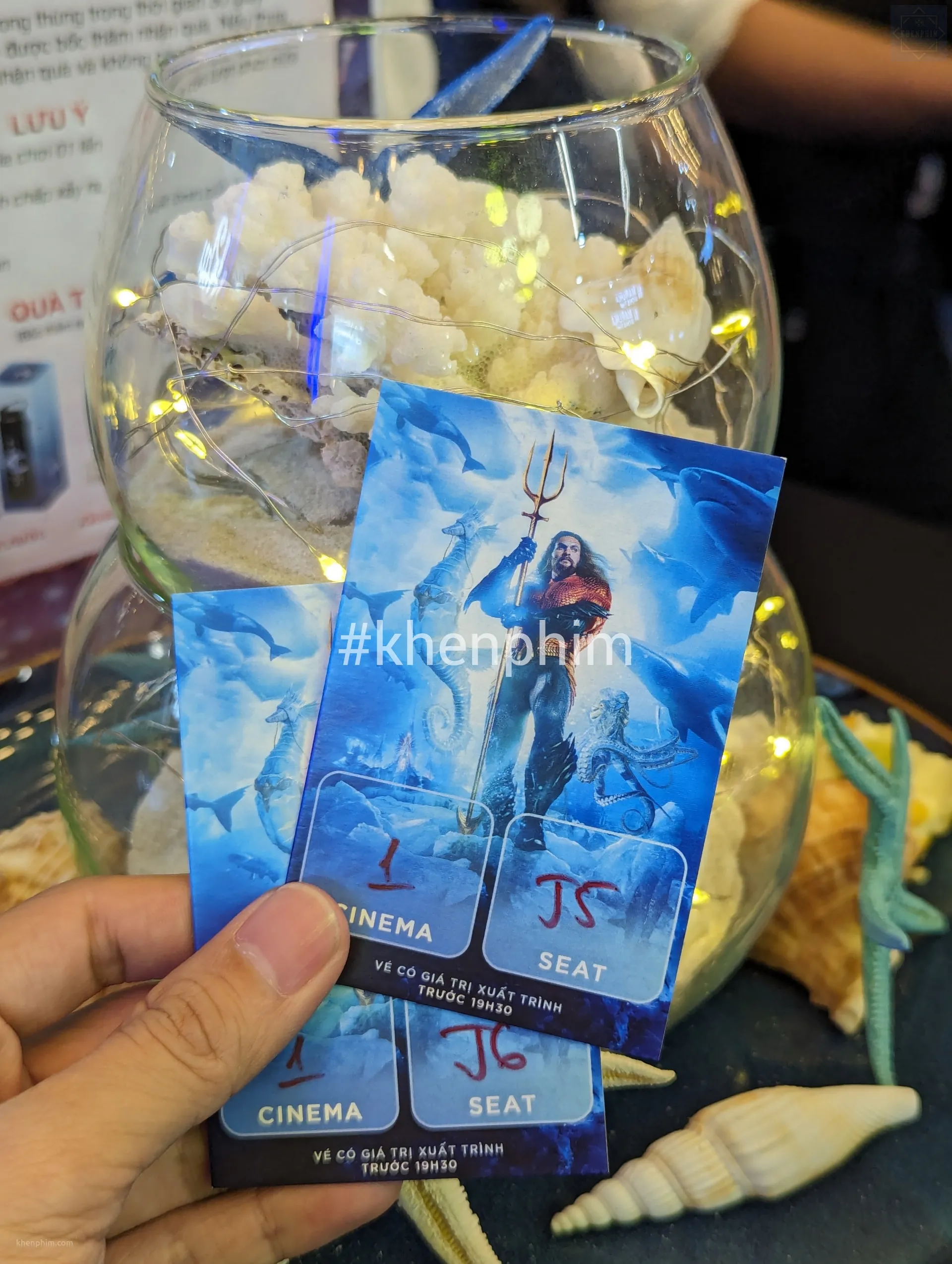 Vé xem phim suất họp báo Aquaman 2 tối ngày 19/12/2023