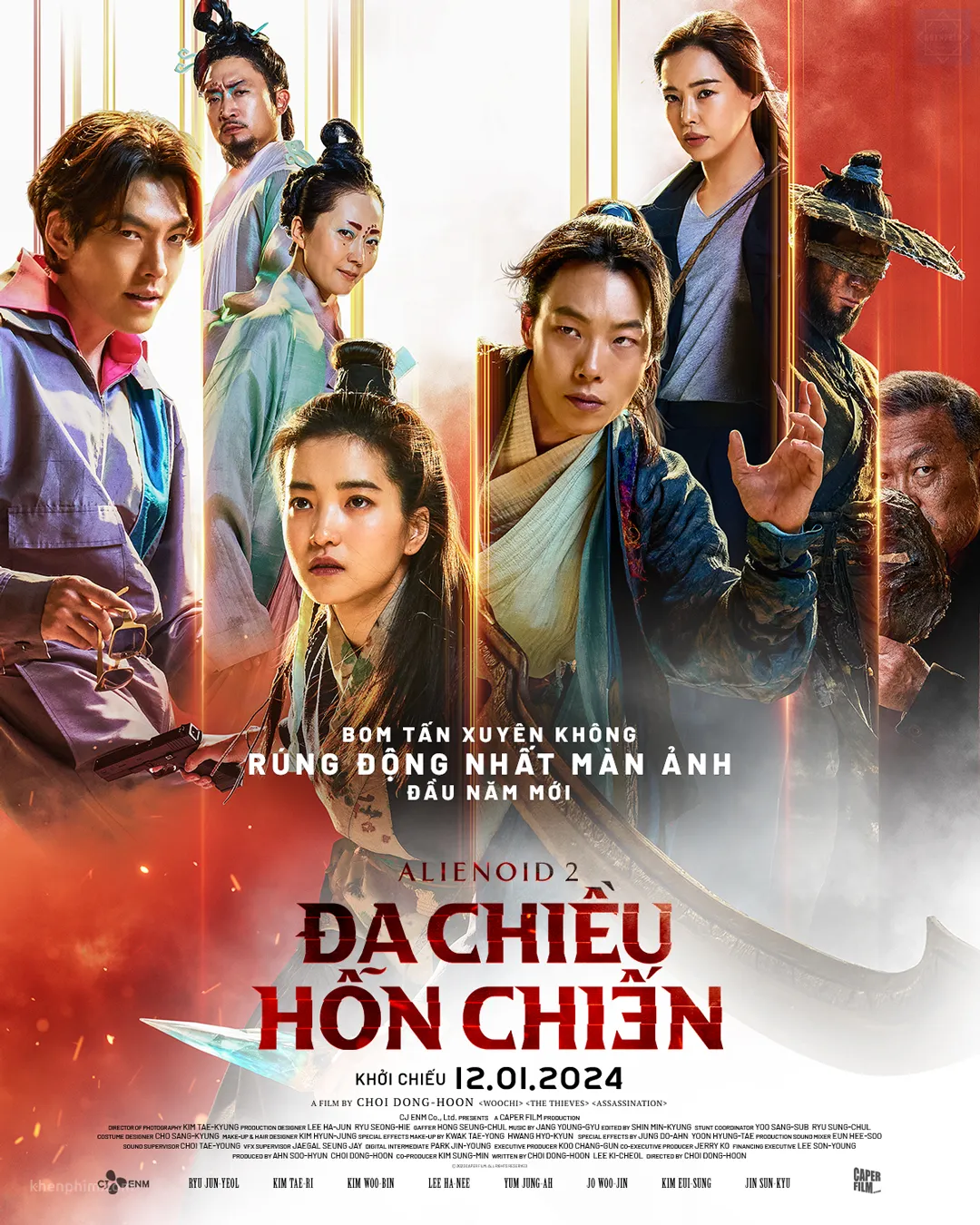 Poster phim Alienoid 2: Đa Chiều Hỗn Chiến