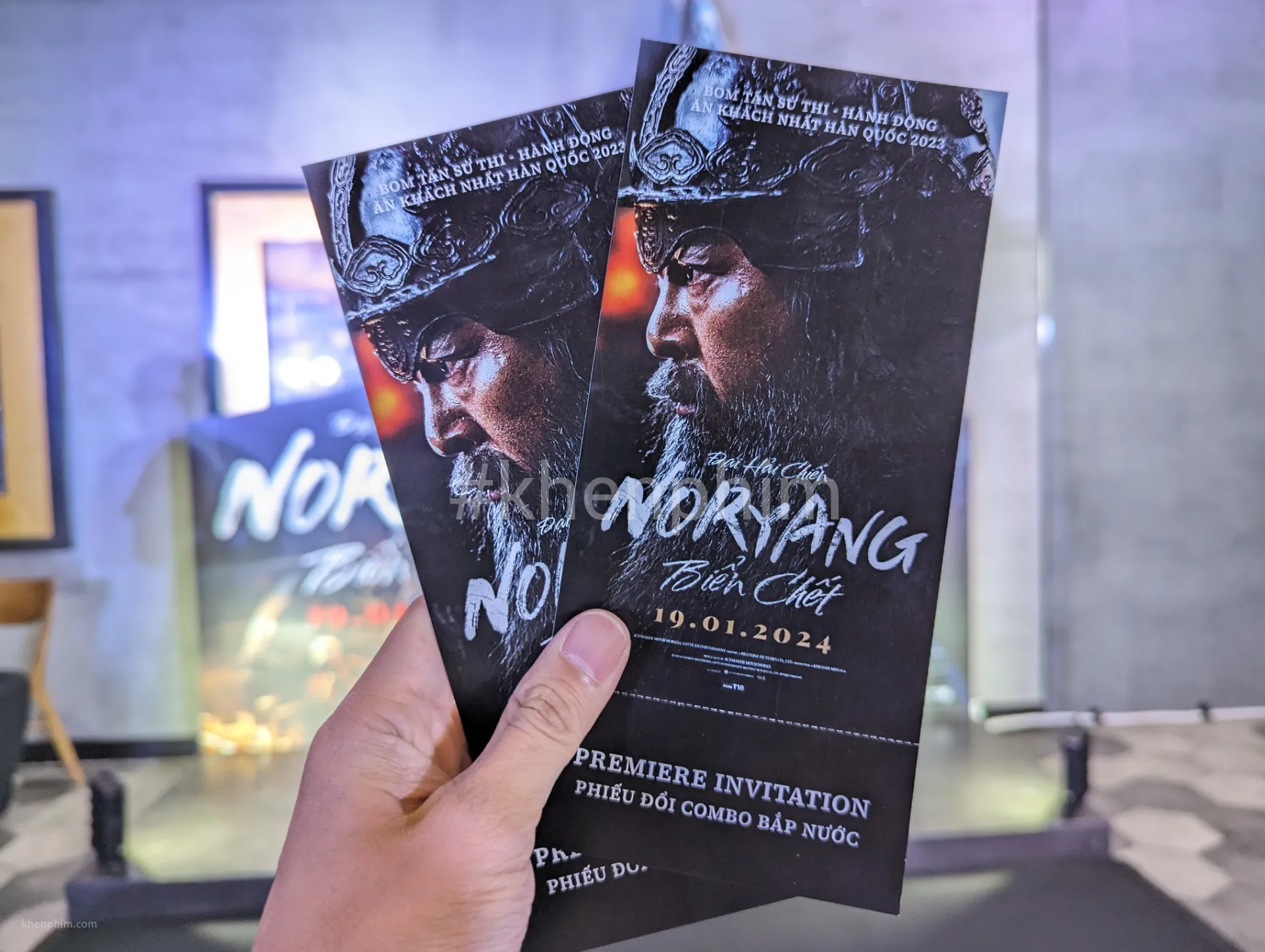 Vé tham gia sự kiện ra mắt phim Noryang: Deadly Sea (Đại Hải Chiến Noryang: Biển Chết)