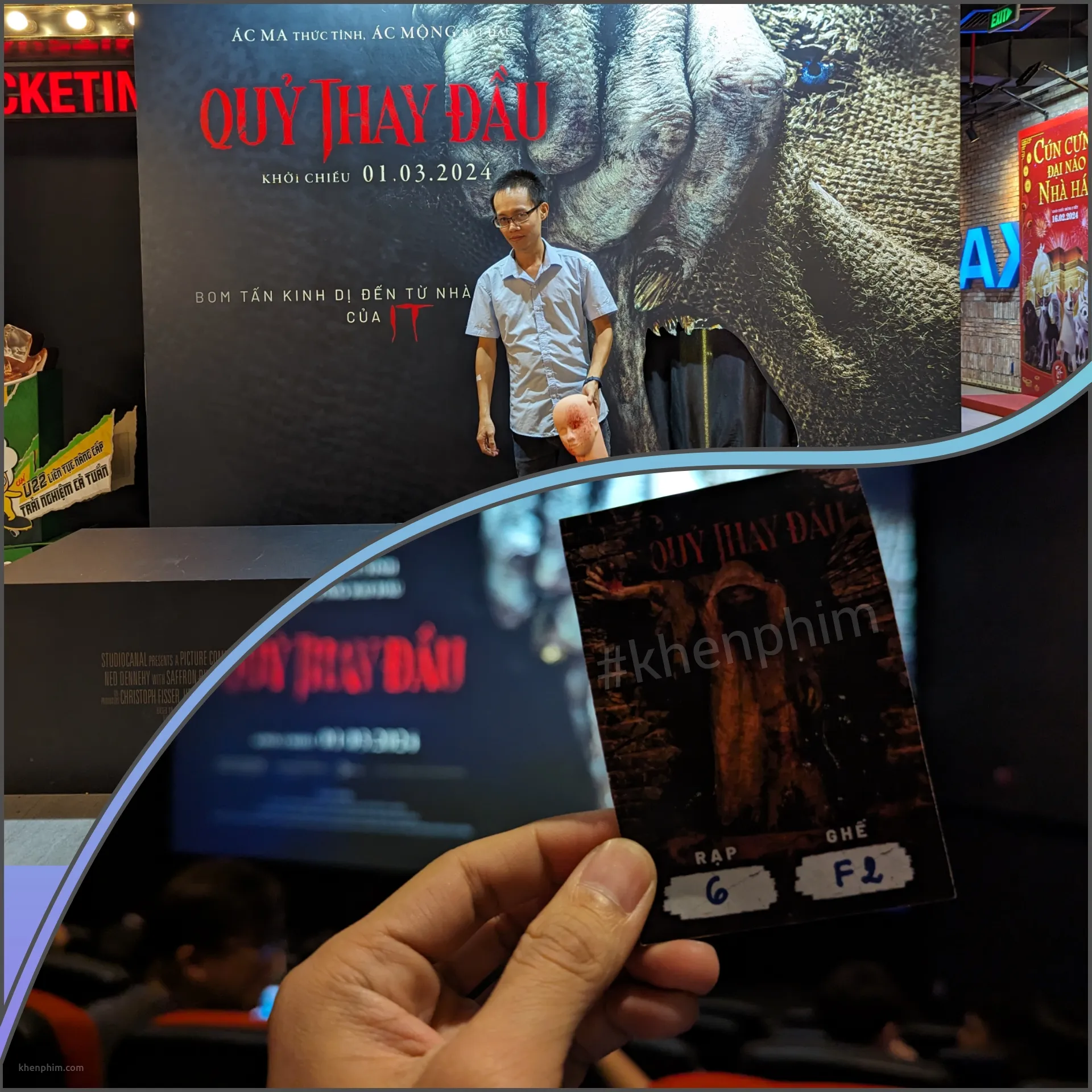 Vé xem phim Baghead (Quỷ Thay Đầu)