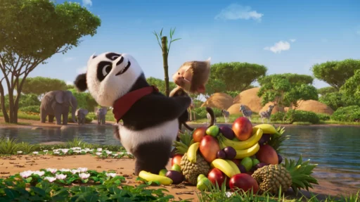 Banner bài đánh giá phim Panda Bear In Africa (Panda Đại Náo Lãnh Địa Vua Sư Tử)