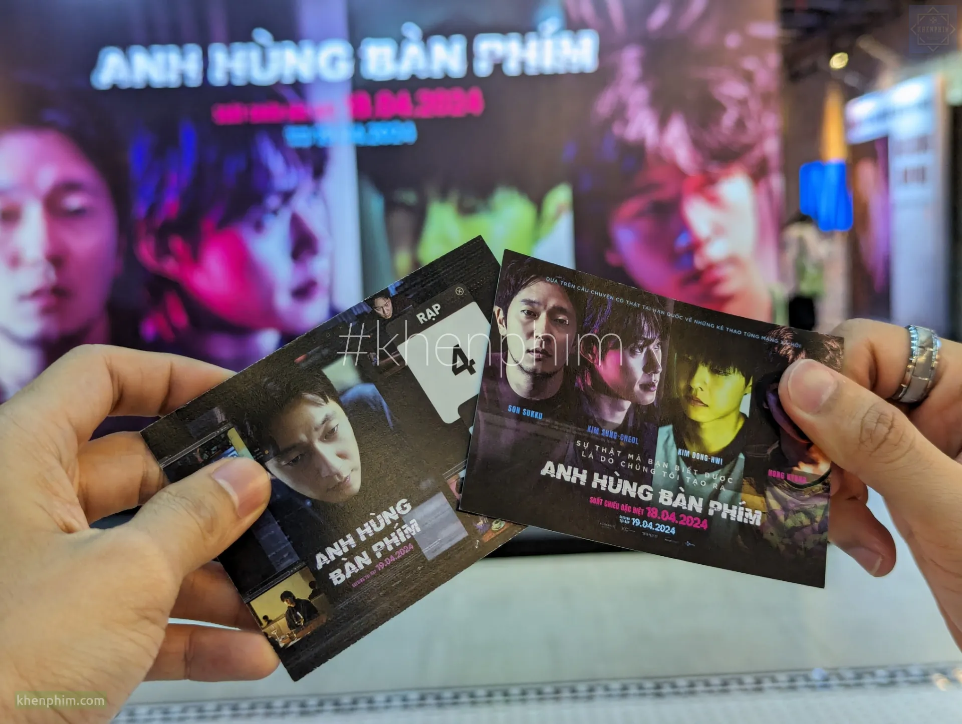 Vé xem phim Anh Hùng Bàn Phím