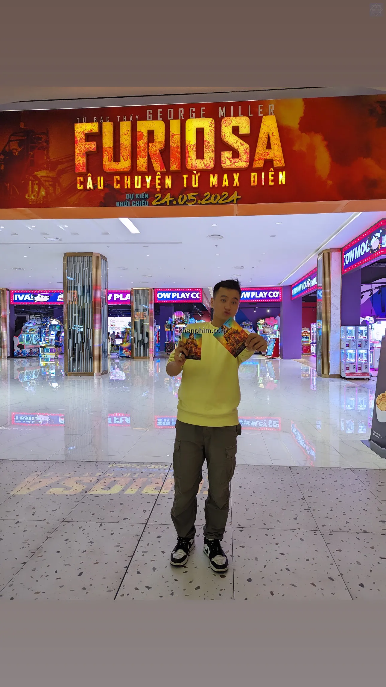 CTV Trần Hoài Ân tham gia buổi ra mắt phim Furiosa: Câu chuyện từ Max điên