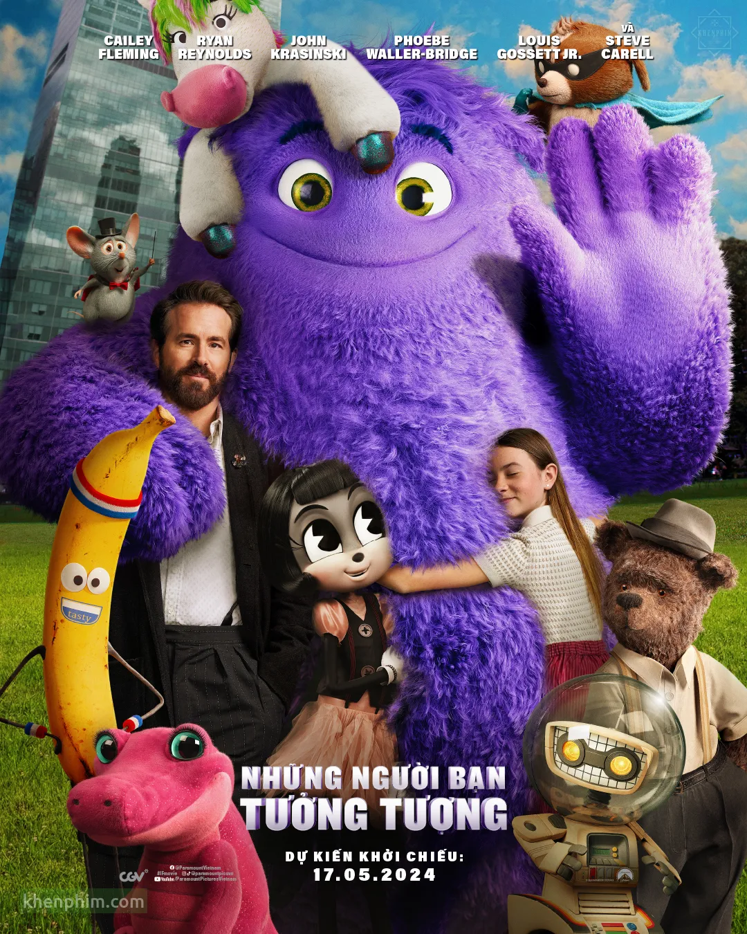 Poster phim IF - Những Người Bạn Tưởng Tượng