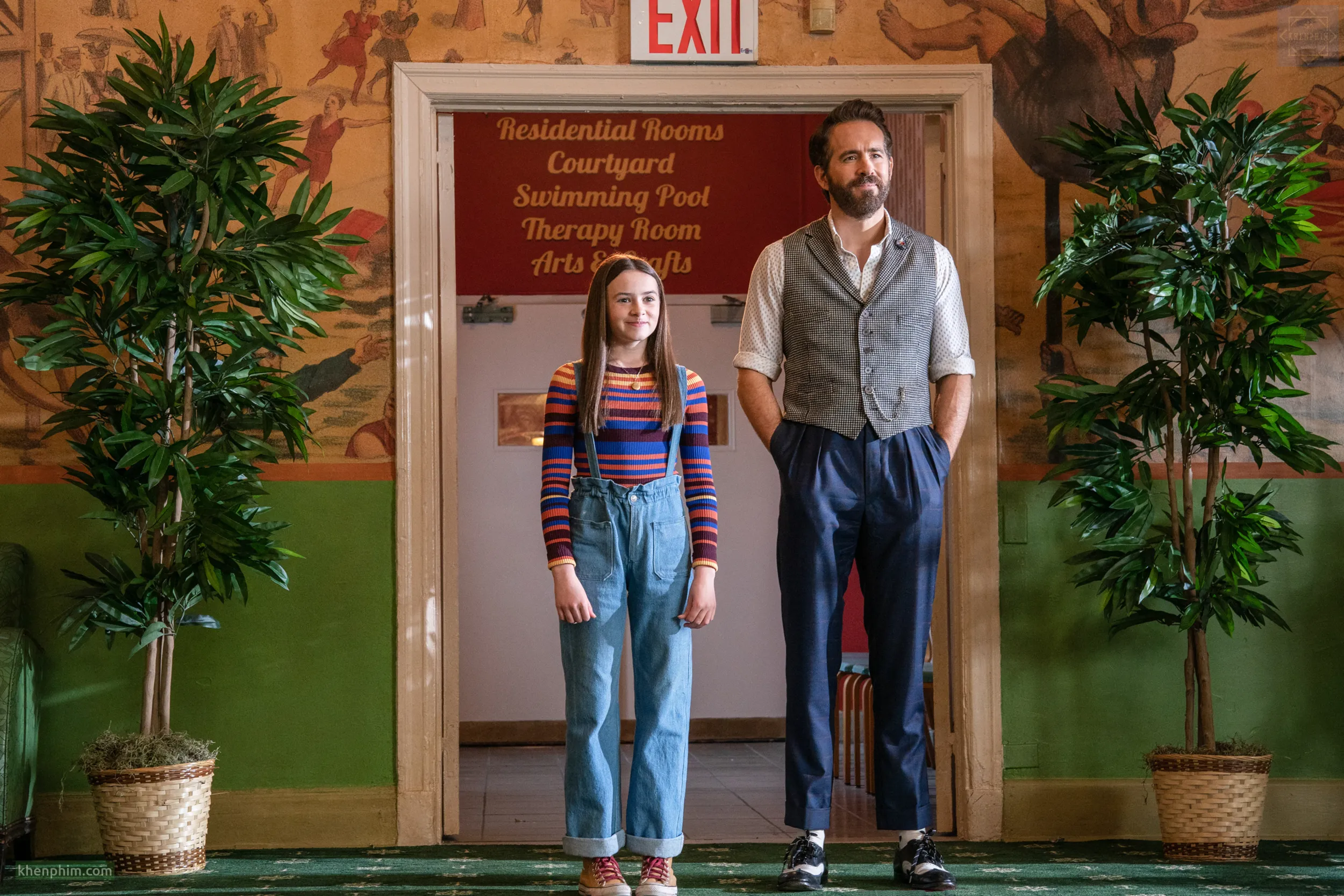 Ryan Reynolds (bên phải) trong vai Cal - phim Những Người Bạn Tưởng Tượng