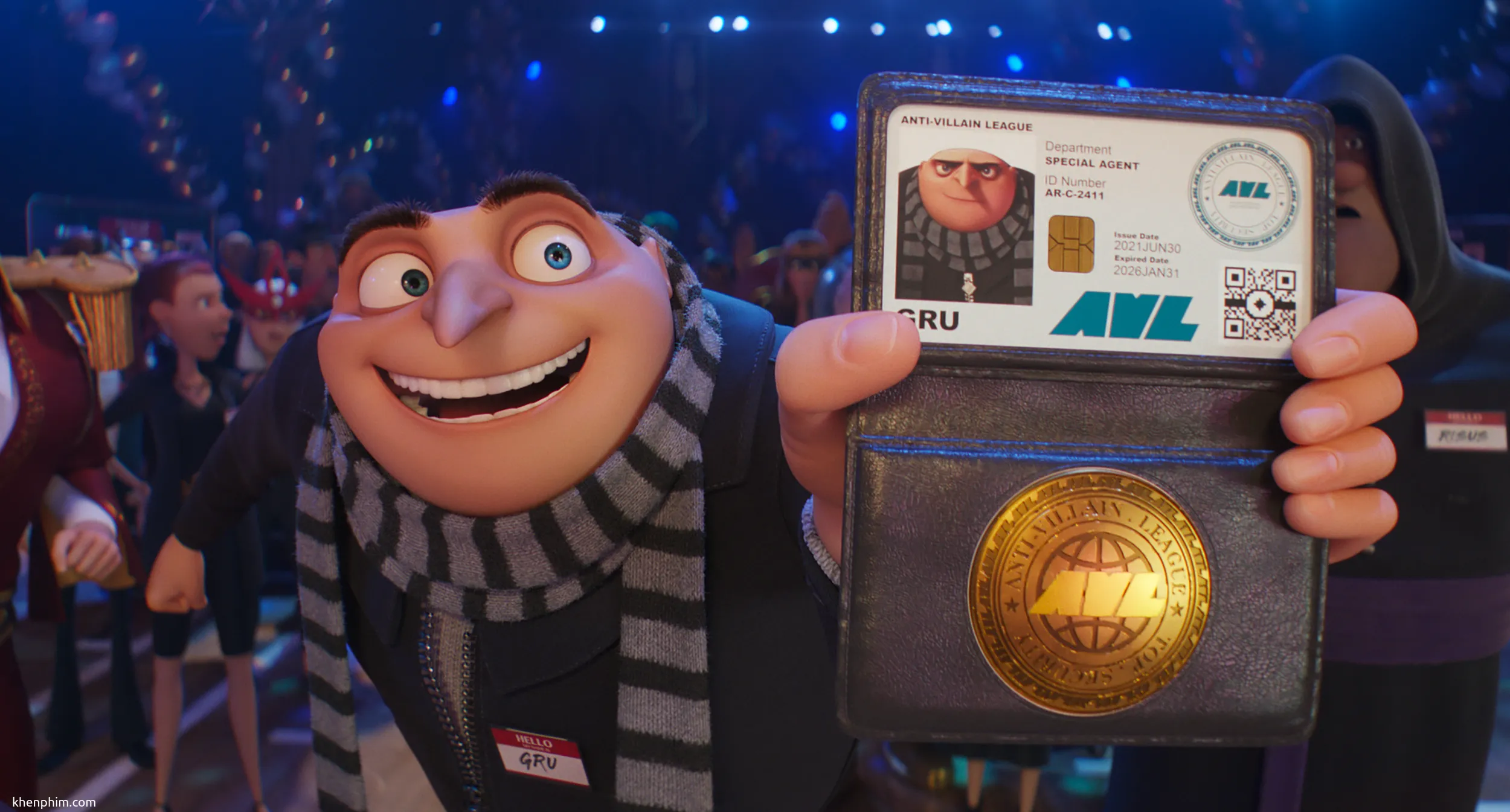 Gru nhận nhiệm vụ đi truy bắt những tên ác