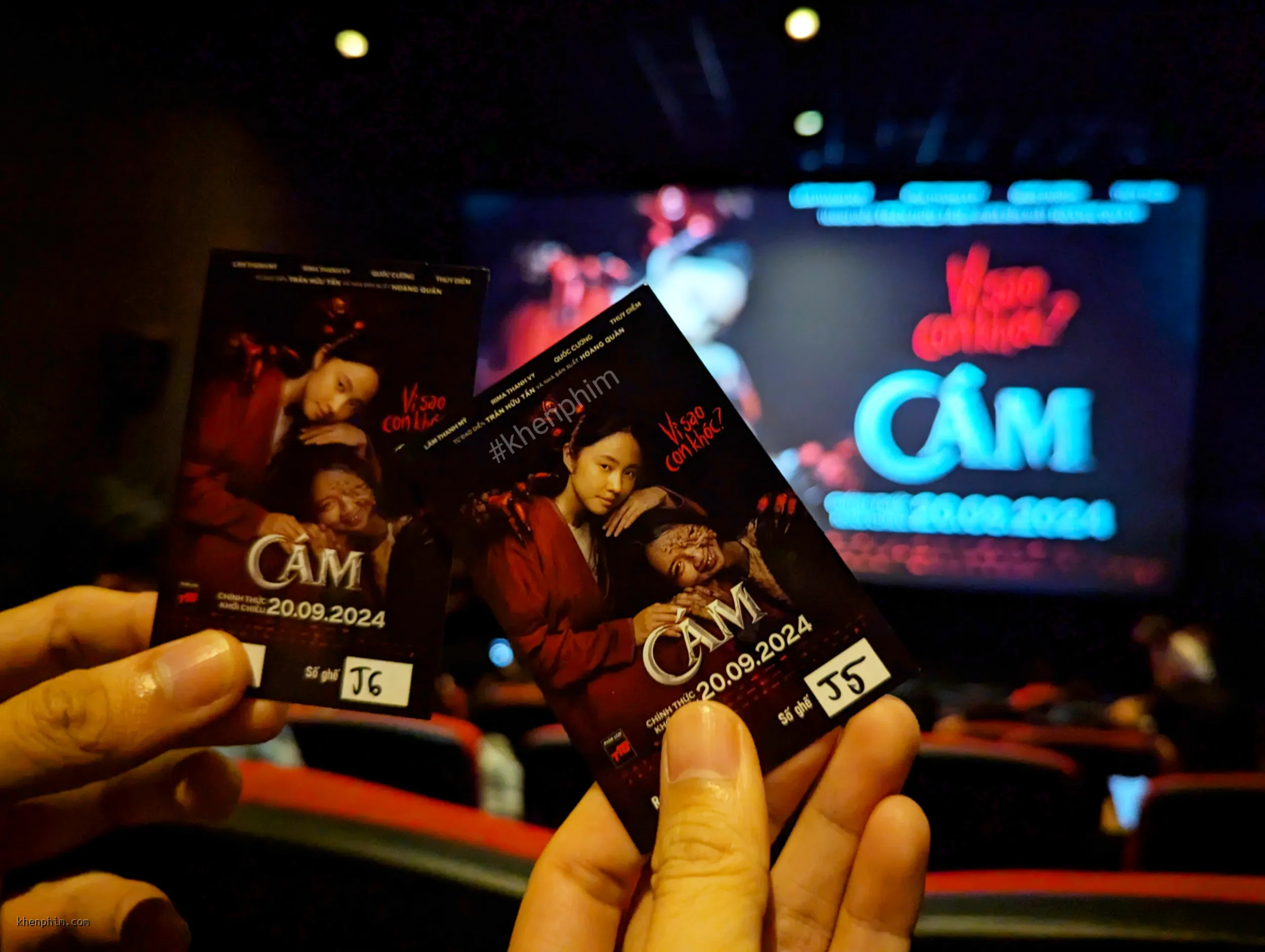 Vé xem phim của Khen Phim