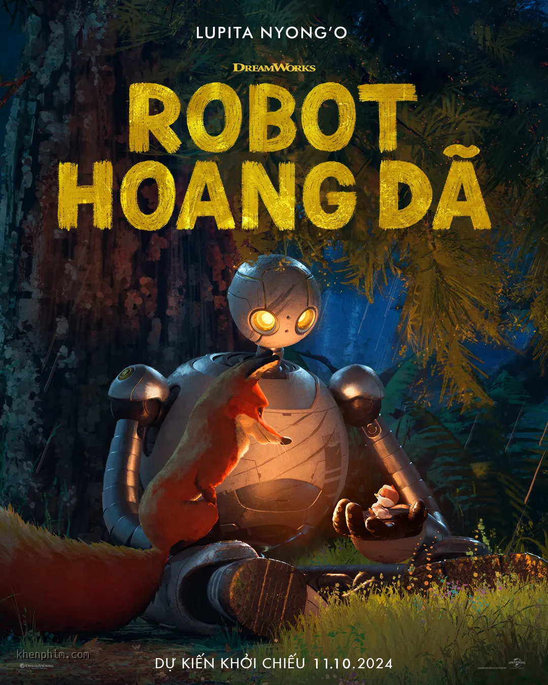 Poster phim The Wild Robot (Robot Hoang Dã)