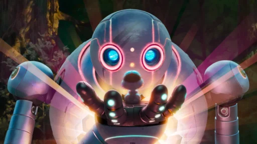 Banner bài review phim The Wild Robot (Robot Hoang Dã)