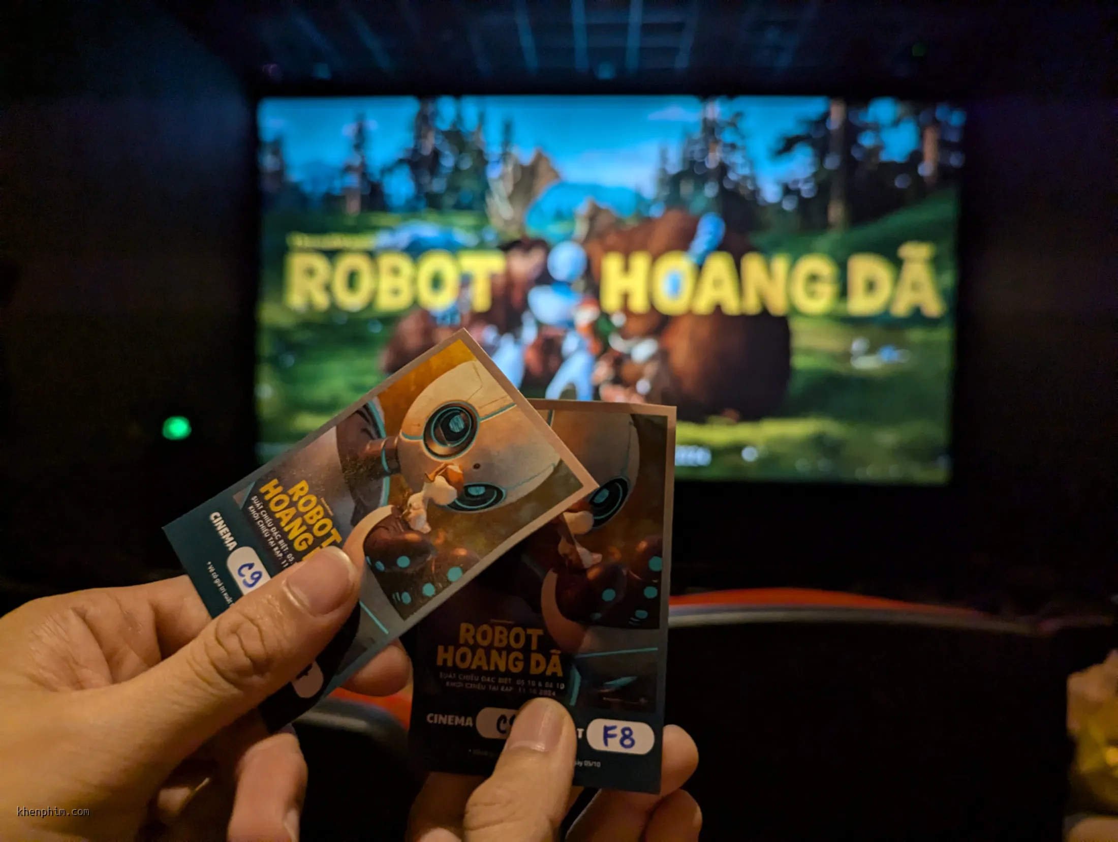 Vé xem phim Robot Hoang Dã