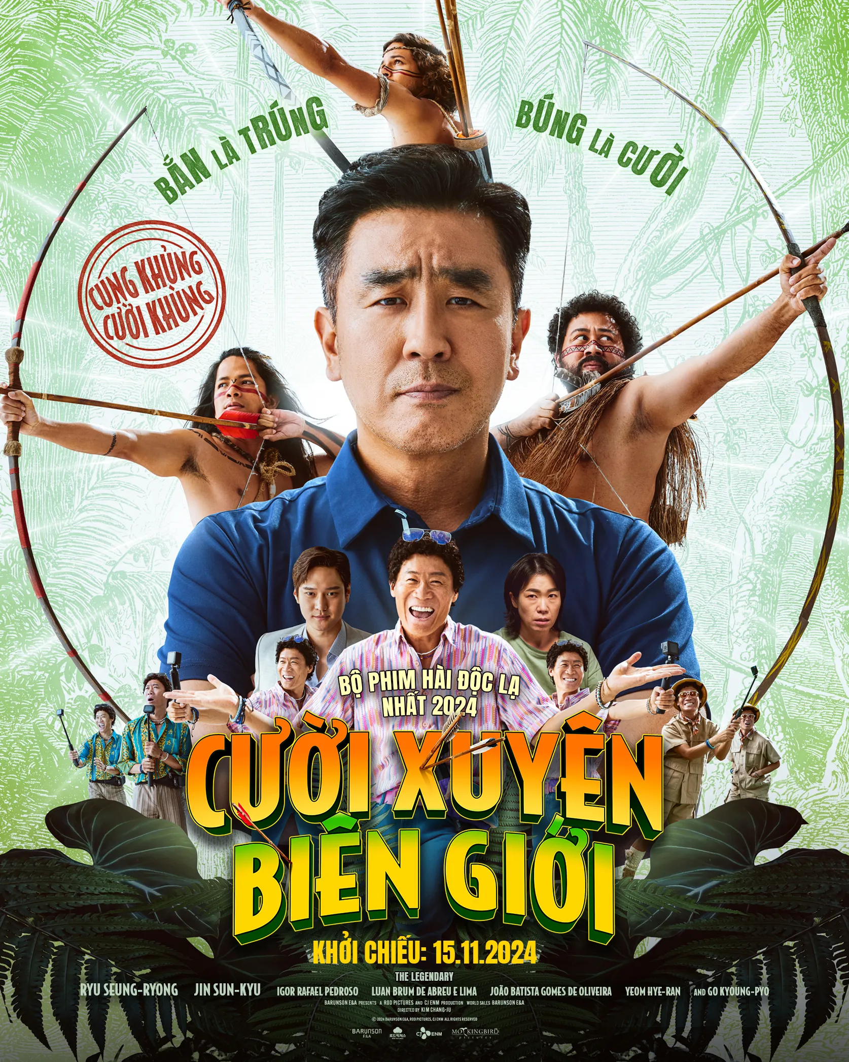 Poster phim Cười Xuyên Biên Giới