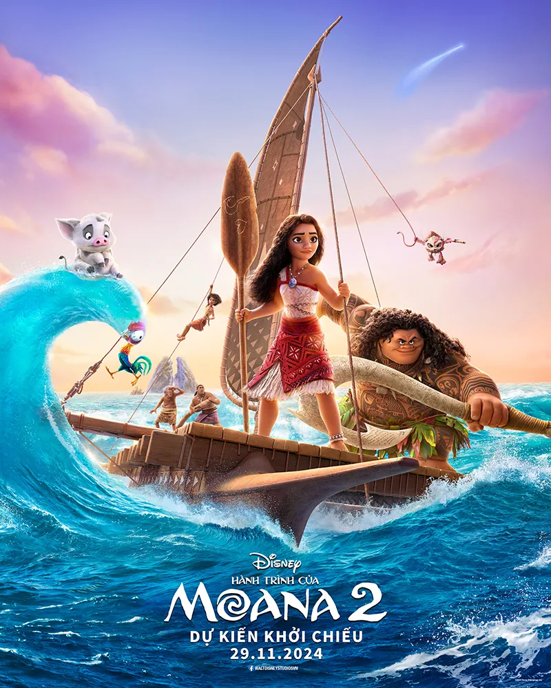Poster phim Moana 2 (Hành Trình Của Moana 2)