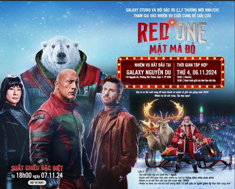 Thư mời tham gia họp báo phim Red One Mật Mã Đỏ