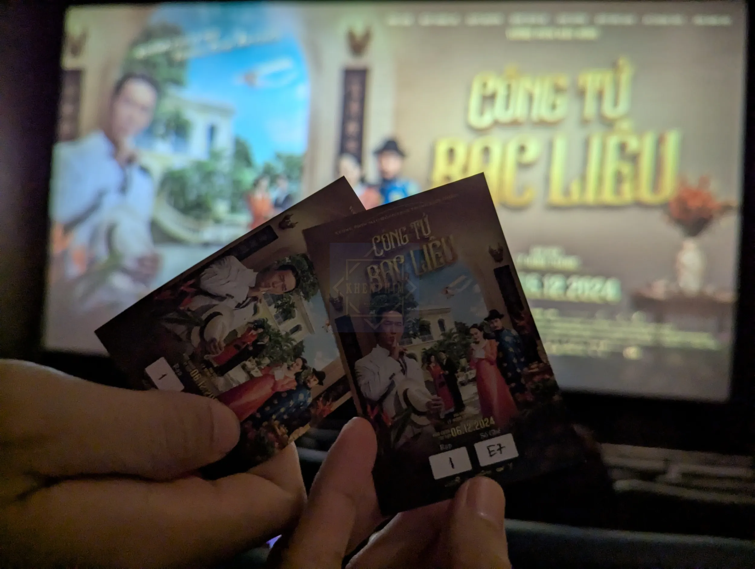 Vé xem phim Công Tử Bạc Liêu của Khen Phim