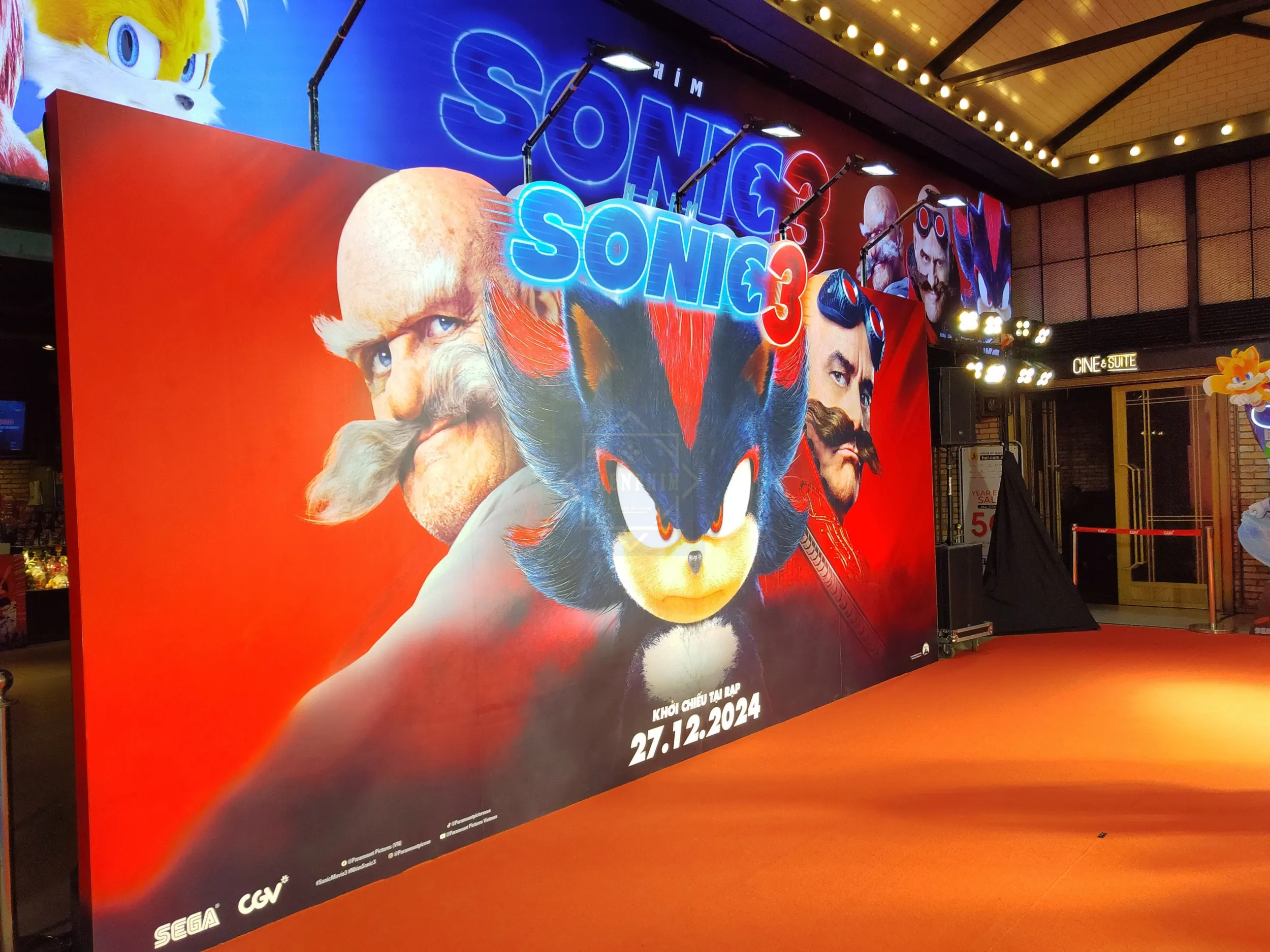 Một vài hình ảnh Sonic 3 tại buổi họp báo diễn ra vào 16h ngày 22/12/2024
