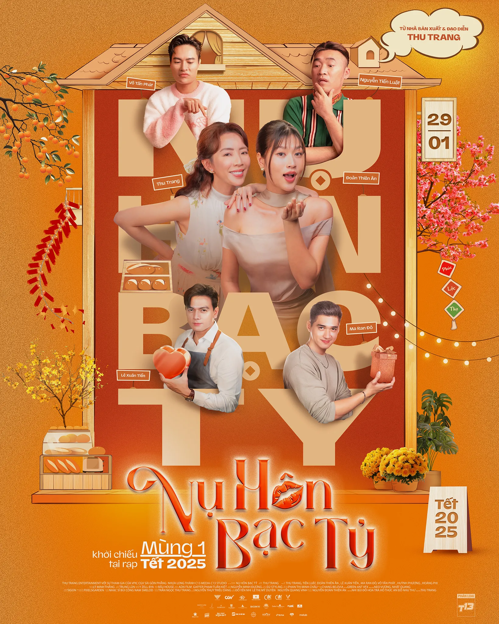 Poster phim Nụ Hôn Bạc Tỷ